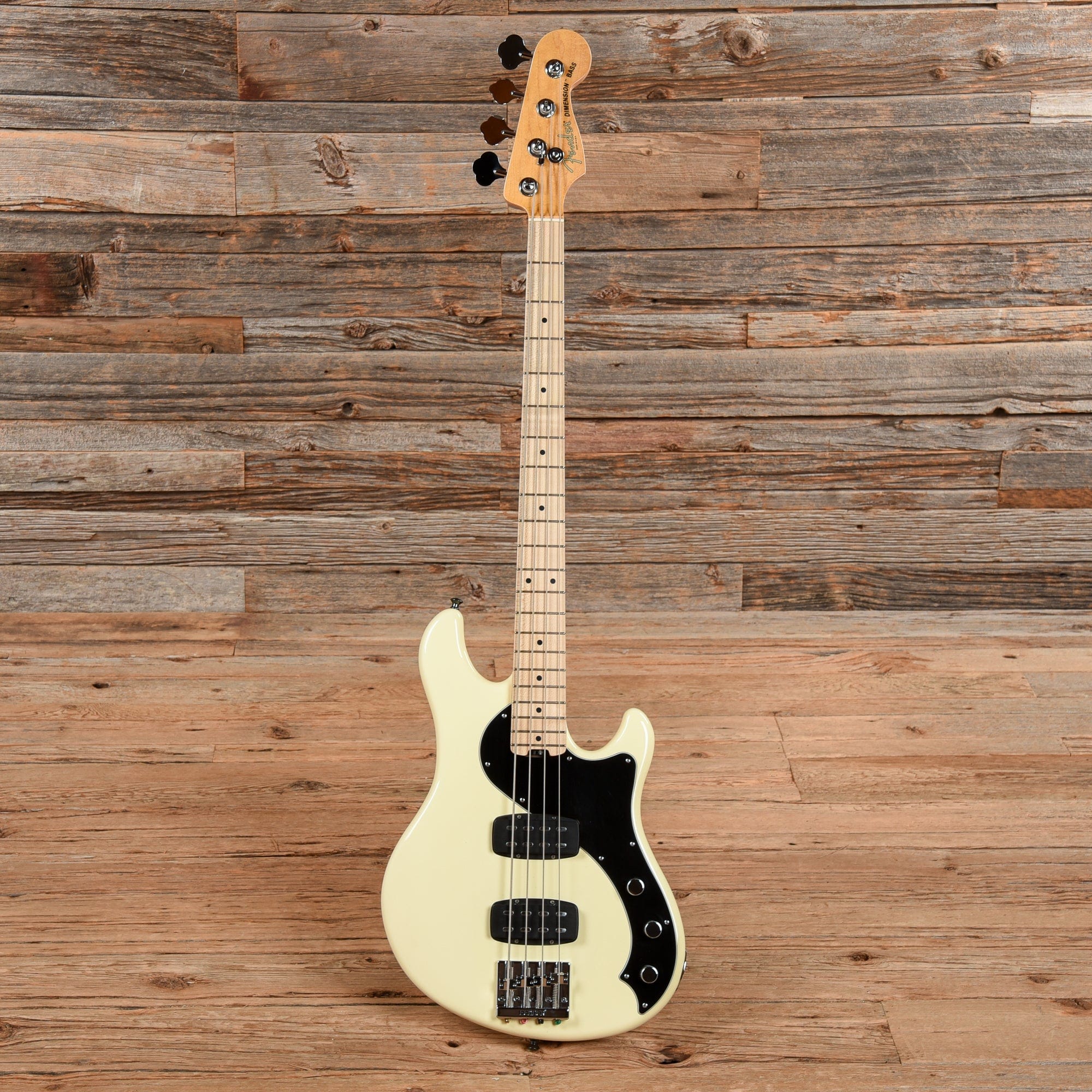 Fender American Standard Dimension Bass IV HH Olympic White 2014 Bass Guitars / 4-String