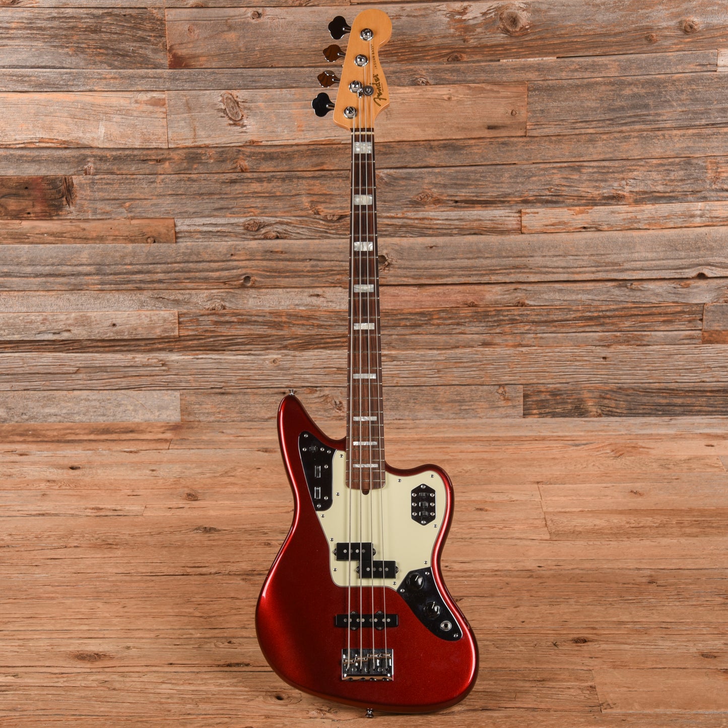 Fender American Standard Jaguar Bass Mystic Red 2014 Bass Guitars / 4-String