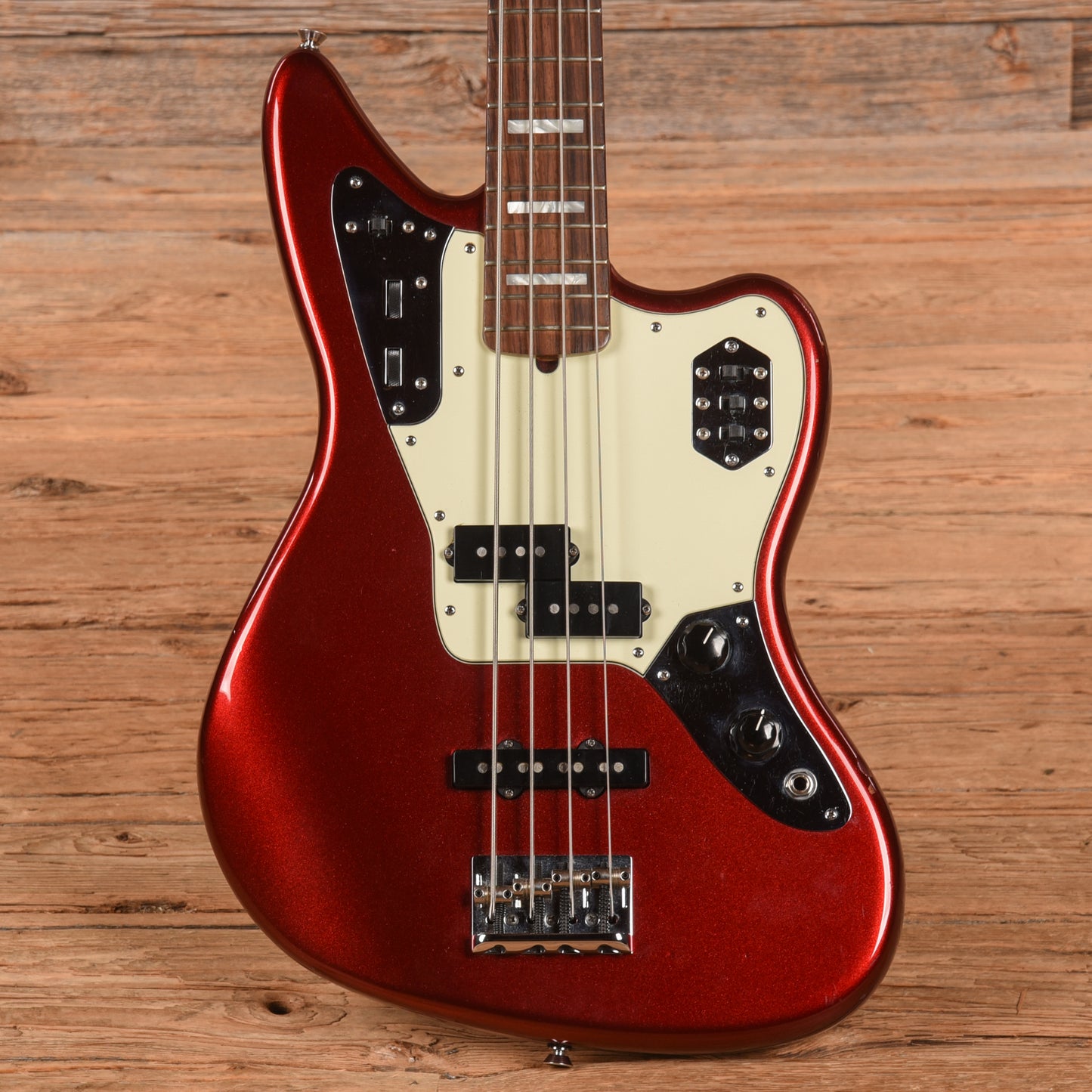 Fender American Standard Jaguar Bass Mystic Red 2014 Bass Guitars / 4-String