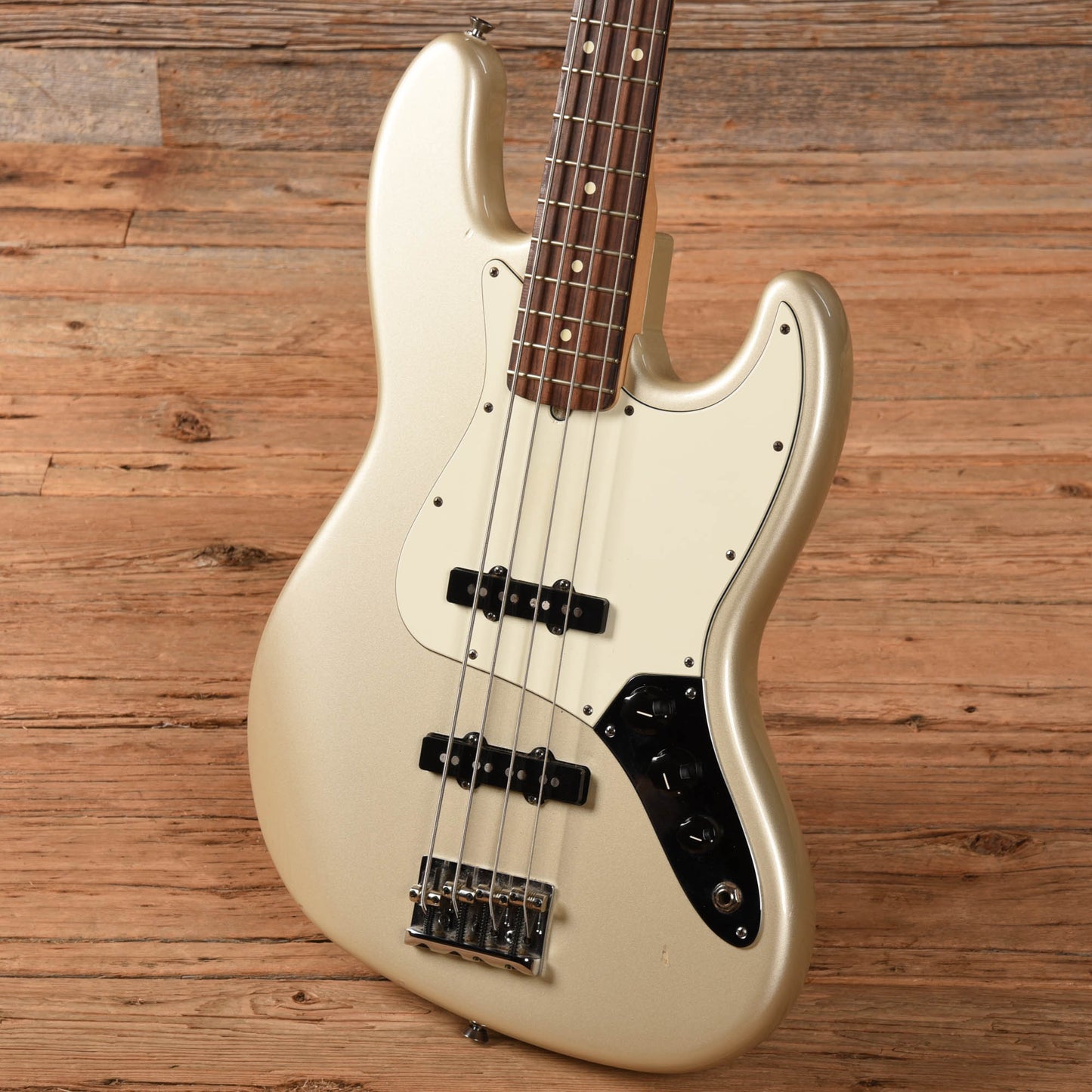 Fender American Standard Jazz Bass Blizzard Pearl 2011 Bass Guitars / 4-String