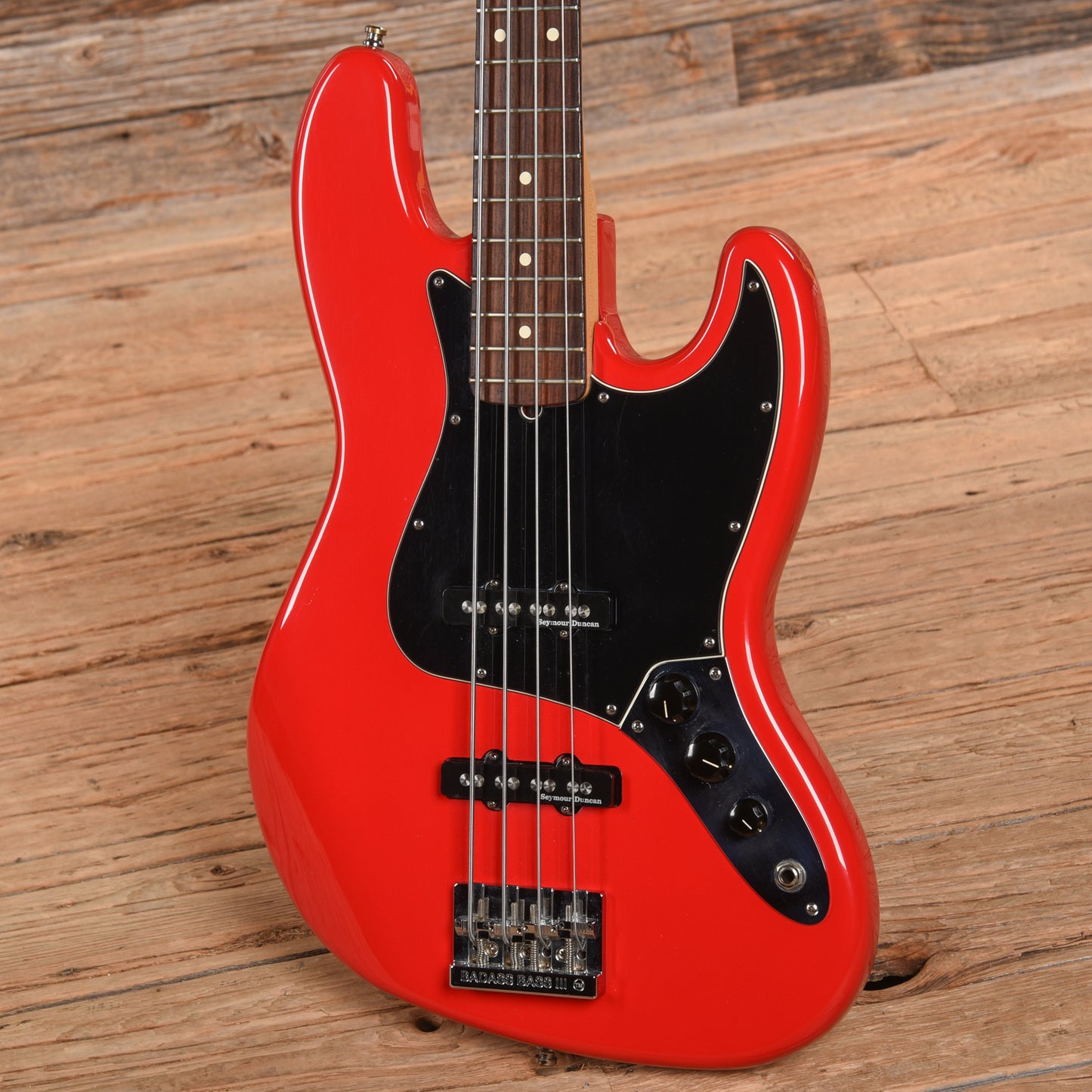 Fender American Standard Jazz Bass Hot Rod Red 2000 Bass Guitars / 4-String