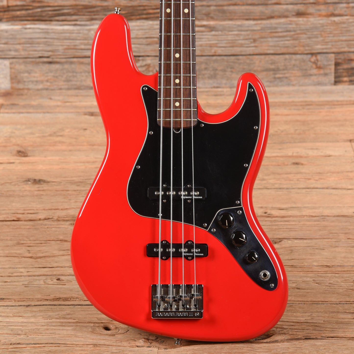 Fender American Standard Jazz Bass Hot Rod Red 2000 Bass Guitars / 4-String