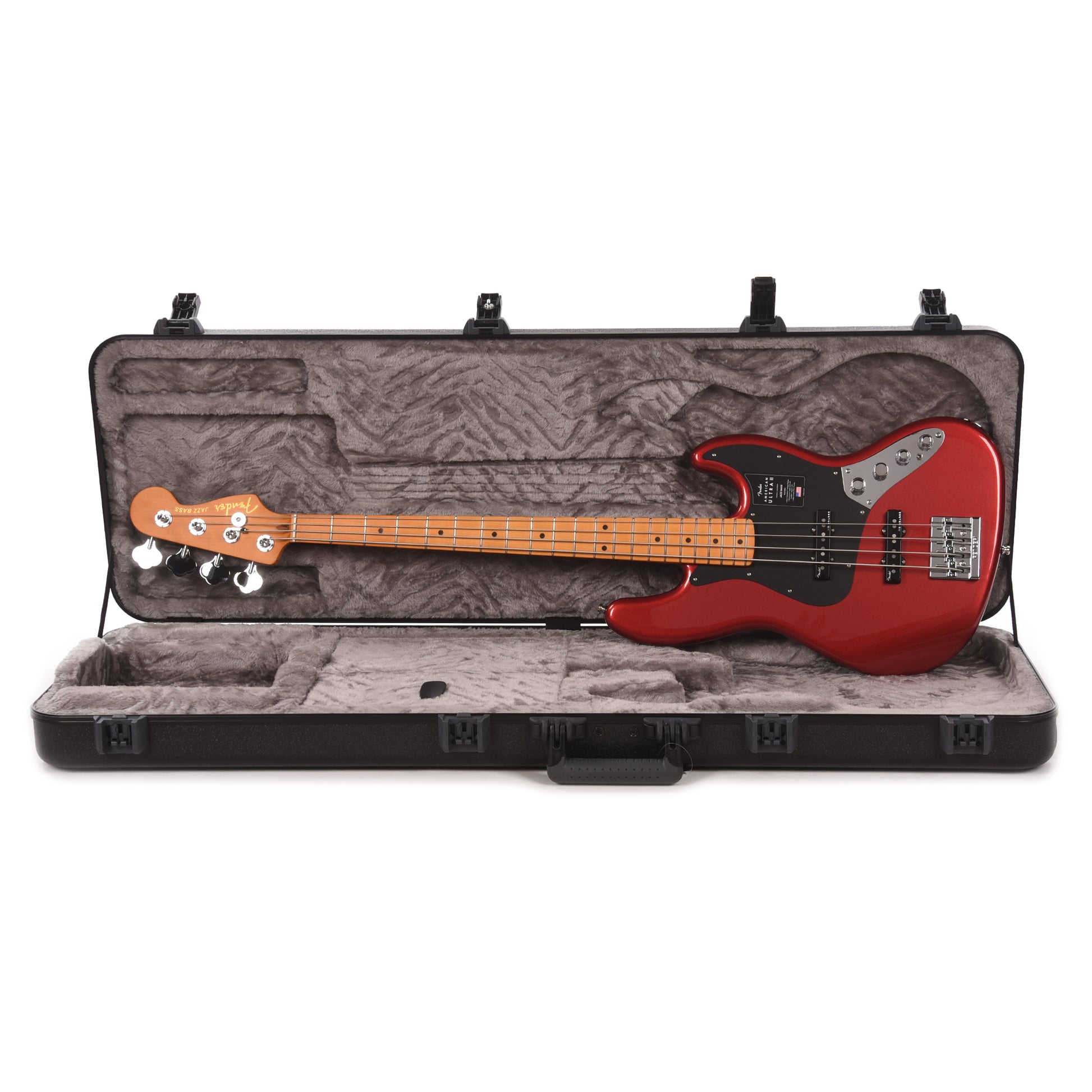 Fender American Ultra II Jazz Bass Sinister Red Bass Guitars / 4-String