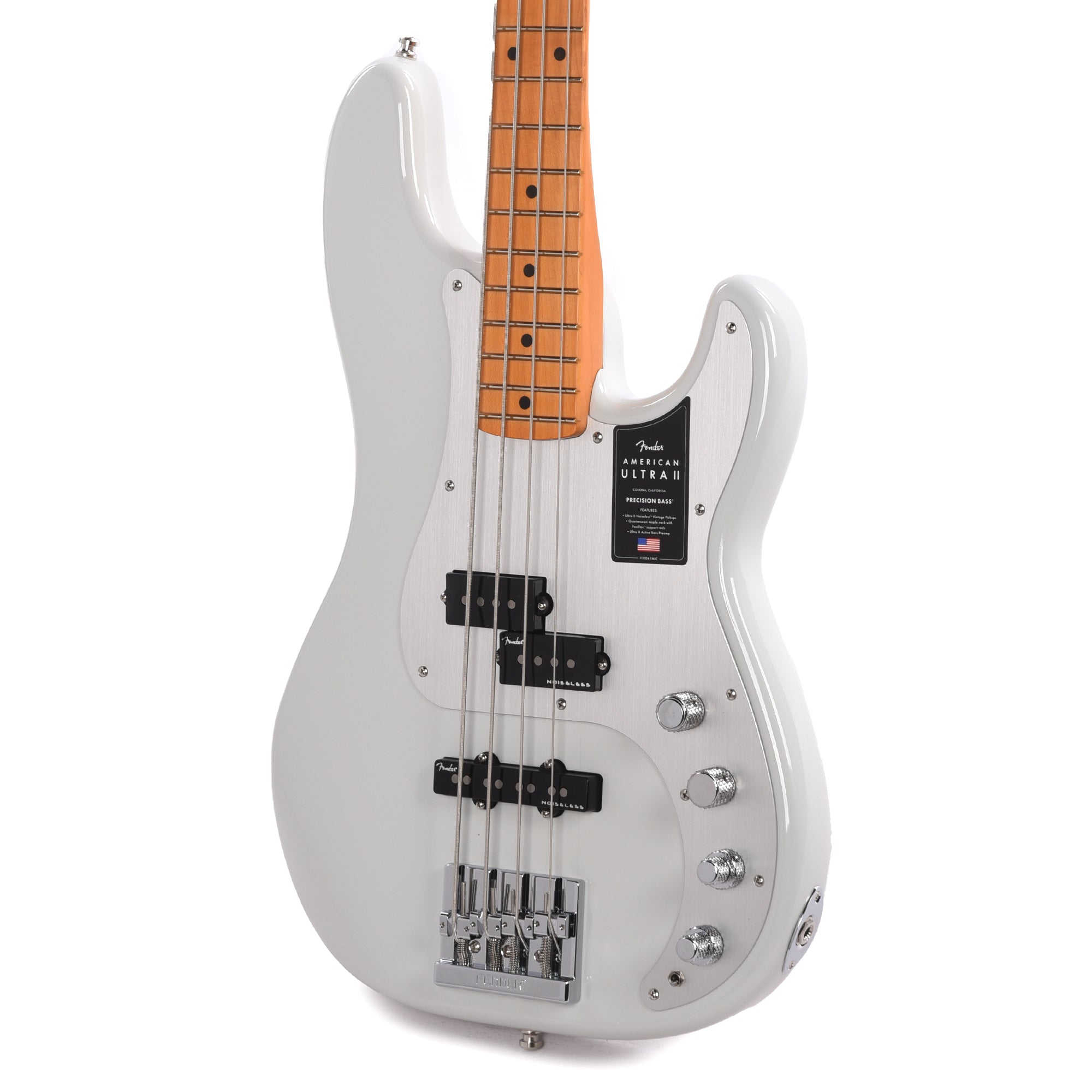 Fender American Ultra II Precision Bass Avalanche Bass Guitars / 4-String