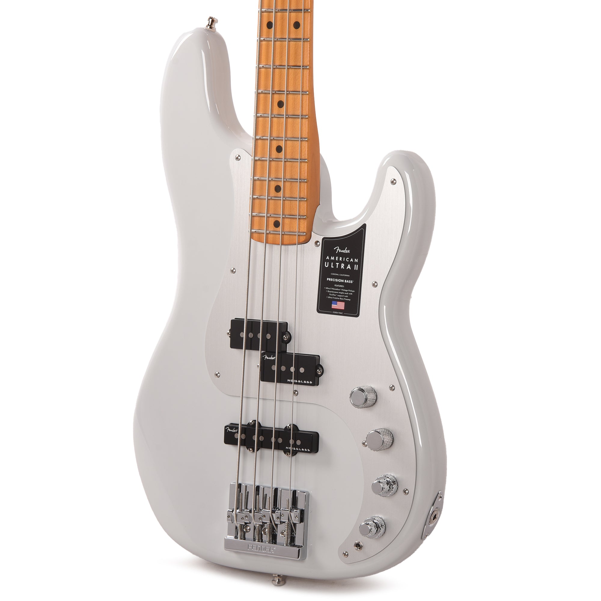 Fender American Ultra II Precision Bass Avalanche Bass Guitars / 4-String