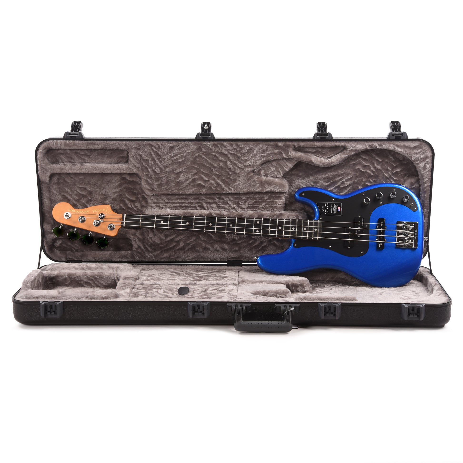 Fender American Ultra II Precision Bass Noble Blue Bass Guitars / 4-String