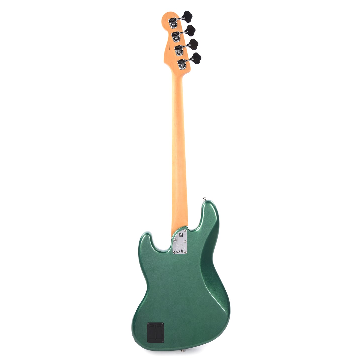 Fender American Ultra Jazz Bass Mystic Pine Green w/Ebony Fingerboard, Anodized Gold Pickguard, & Matching Headcap Bass Guitars / 4-String