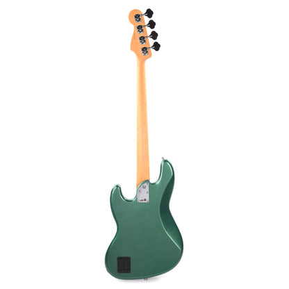 Fender American Ultra Jazz Bass Mystic Pine Green w/Ebony Fingerboard, Anodized Gold Pickguard, & Matching Headcap Bass Guitars / 4-String