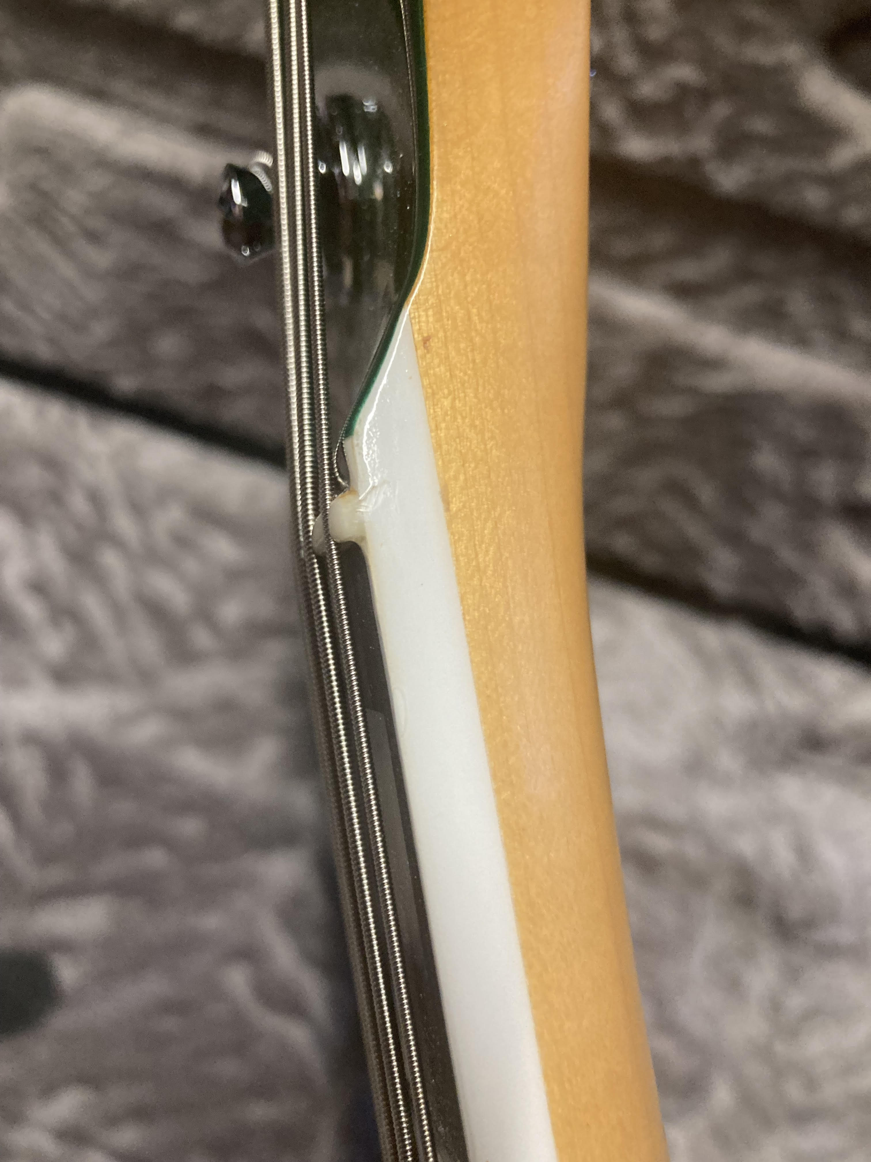Fender American Ultra Jazz Bass Mystic Pine Green w/Ebony Fingerboard, Anodized Gold Pickguard, & Matching Headcap Bass Guitars / 4-String