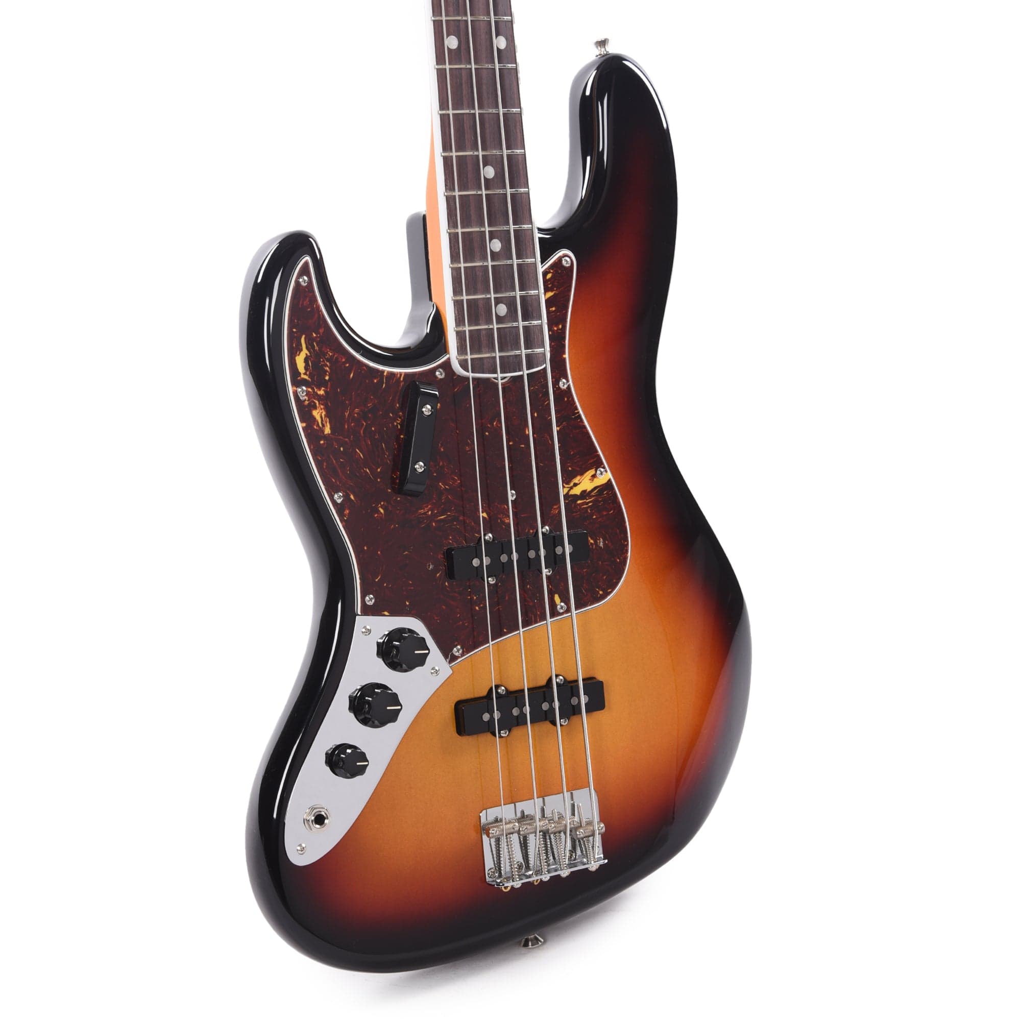 Fender American Vintage II 1966 Jazz Bass 3-Color Sunburst LEFTY Bass Guitars / 4-String