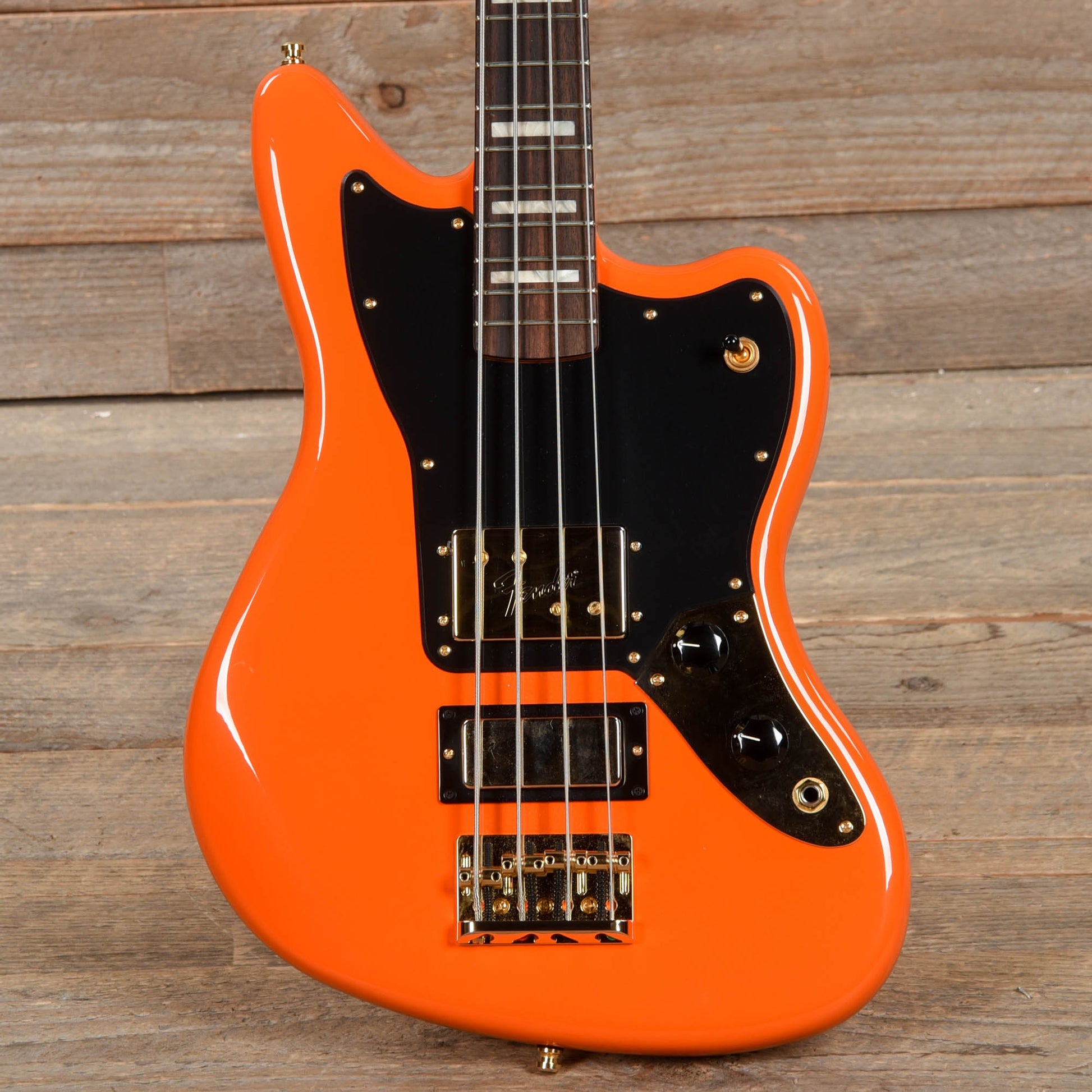 Fender Artist Limited Edition Mike Kerr Jaguar Bass Tiger's Blood Orange Bass Guitars / 4-String