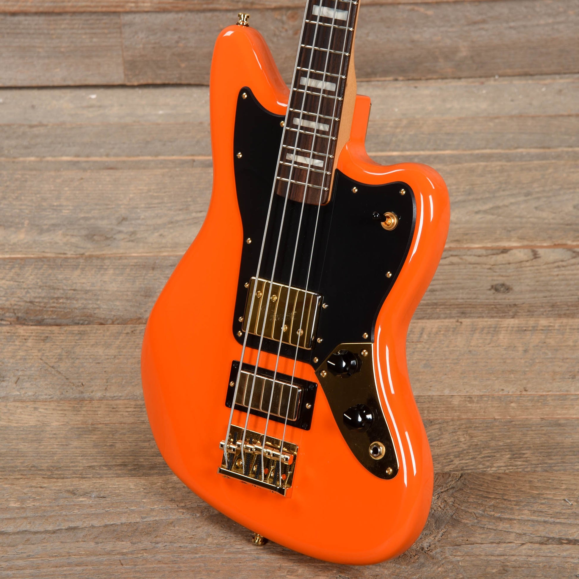 Fender Artist Limited Edition Mike Kerr Jaguar Bass Tiger's Blood Orange Bass Guitars / 4-String