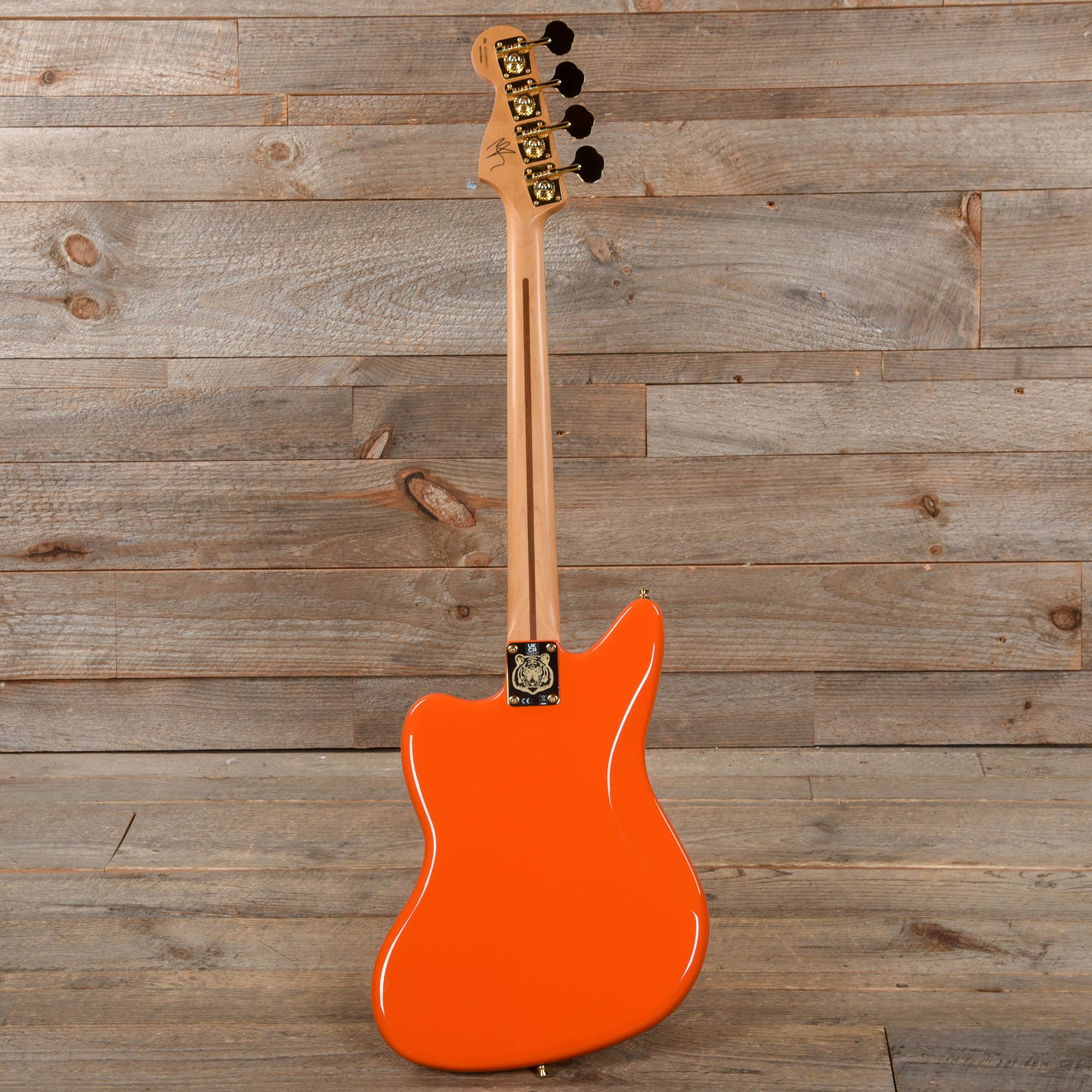 Fender Artist Limited Edition Mike Kerr Jaguar Bass Tiger's Blood Orange Bass Guitars / 4-String