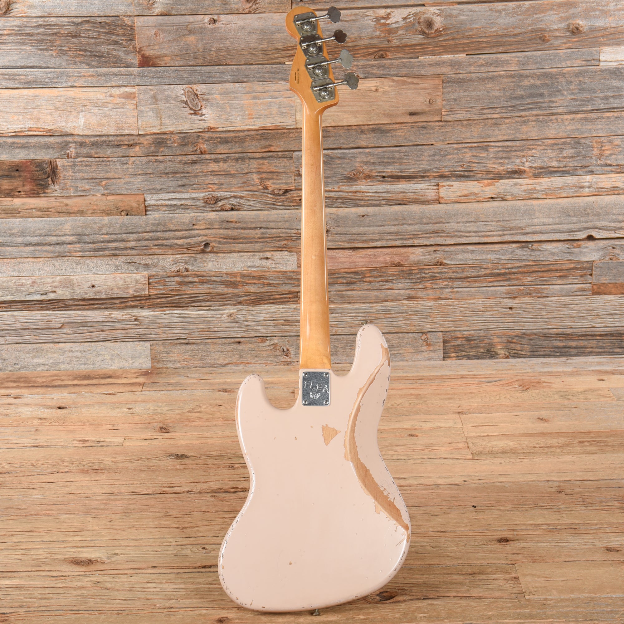 Fender Artist Series Flea Signature Road Worn Jazz Bass Shell Pink 2016 Bass Guitars / 4-String