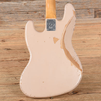 Fender Artist Series Flea Signature Road Worn Jazz Bass Shell Pink 2016 Bass Guitars / 4-String