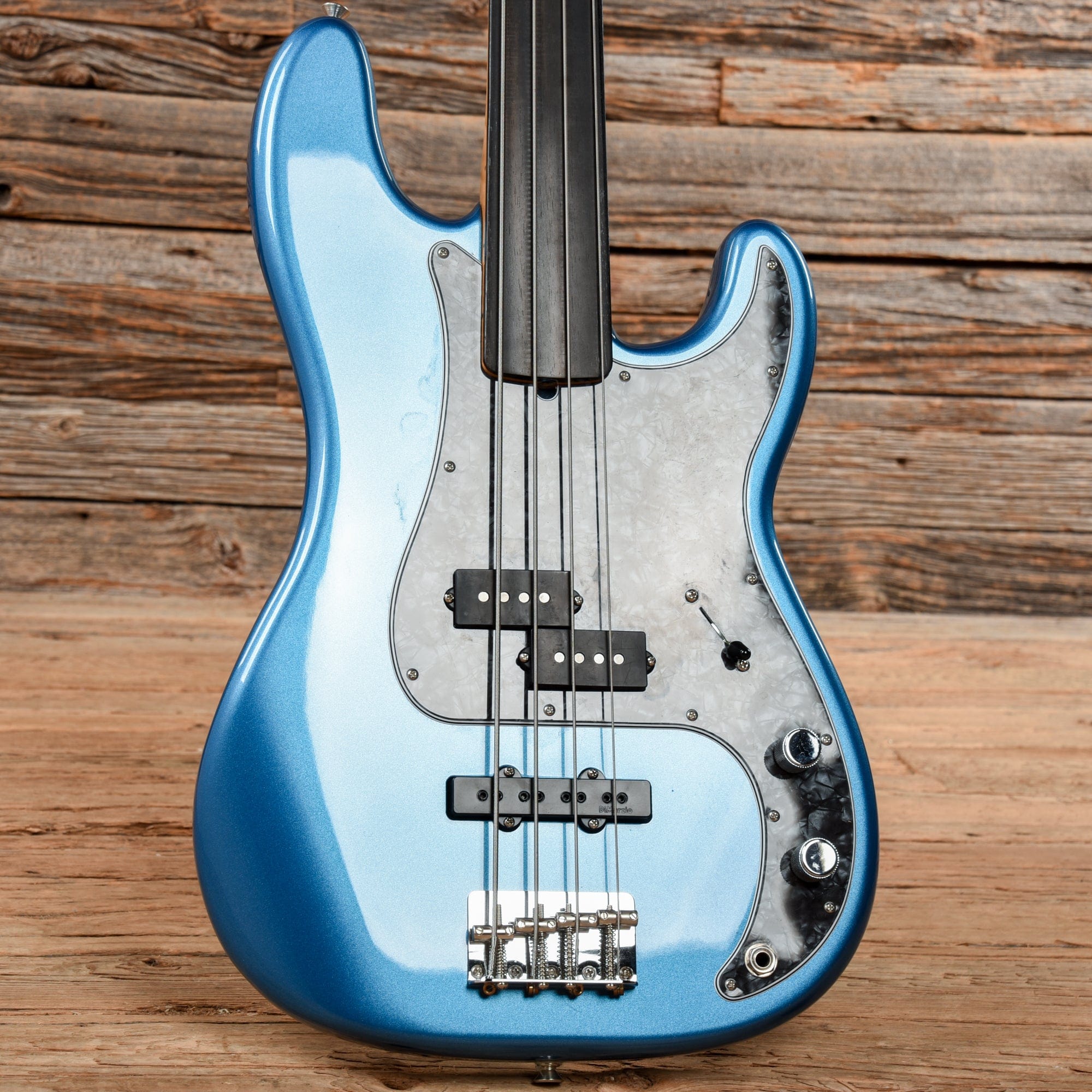Fender Artist Series Tony Franklin Fretless Precision Bass Lake Placid Blue 2020 Bass Guitars / 4-String