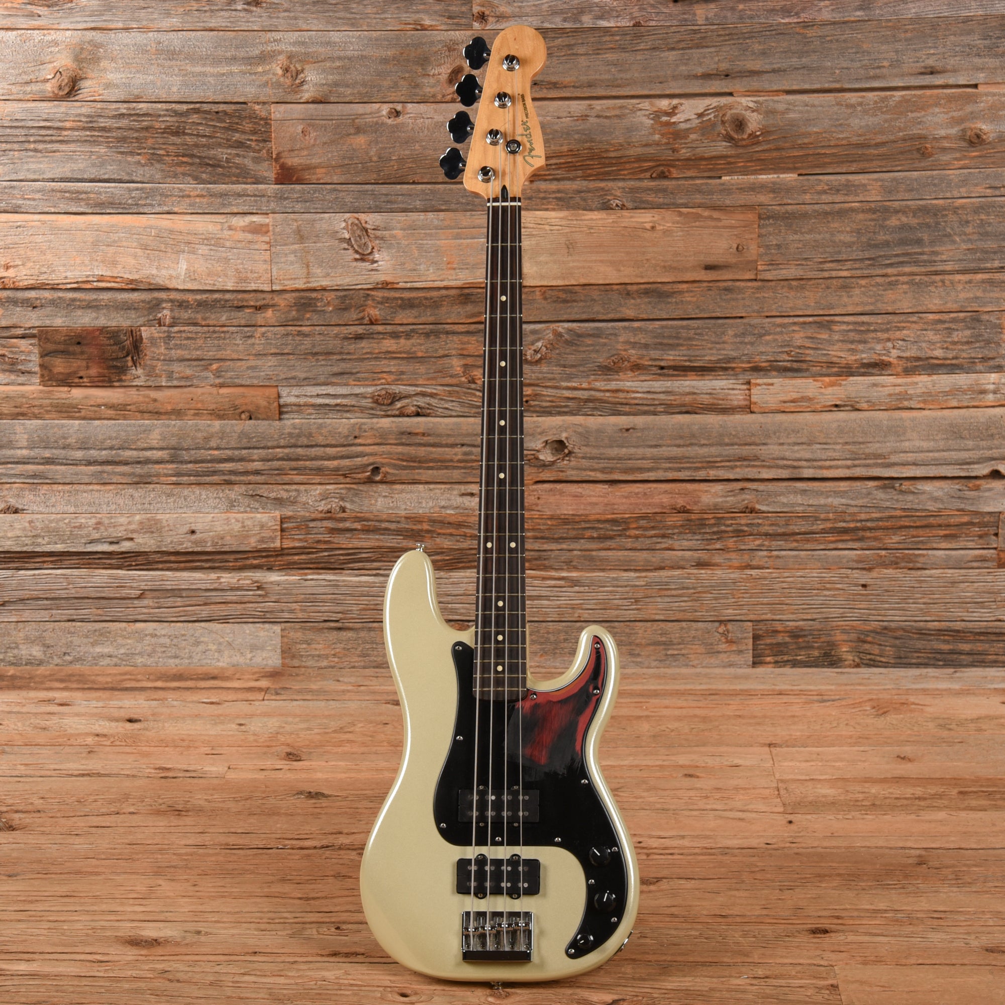 Fender Blacktop Precision Bass White Chrome Pearl 2013 Bass Guitars / 4-String