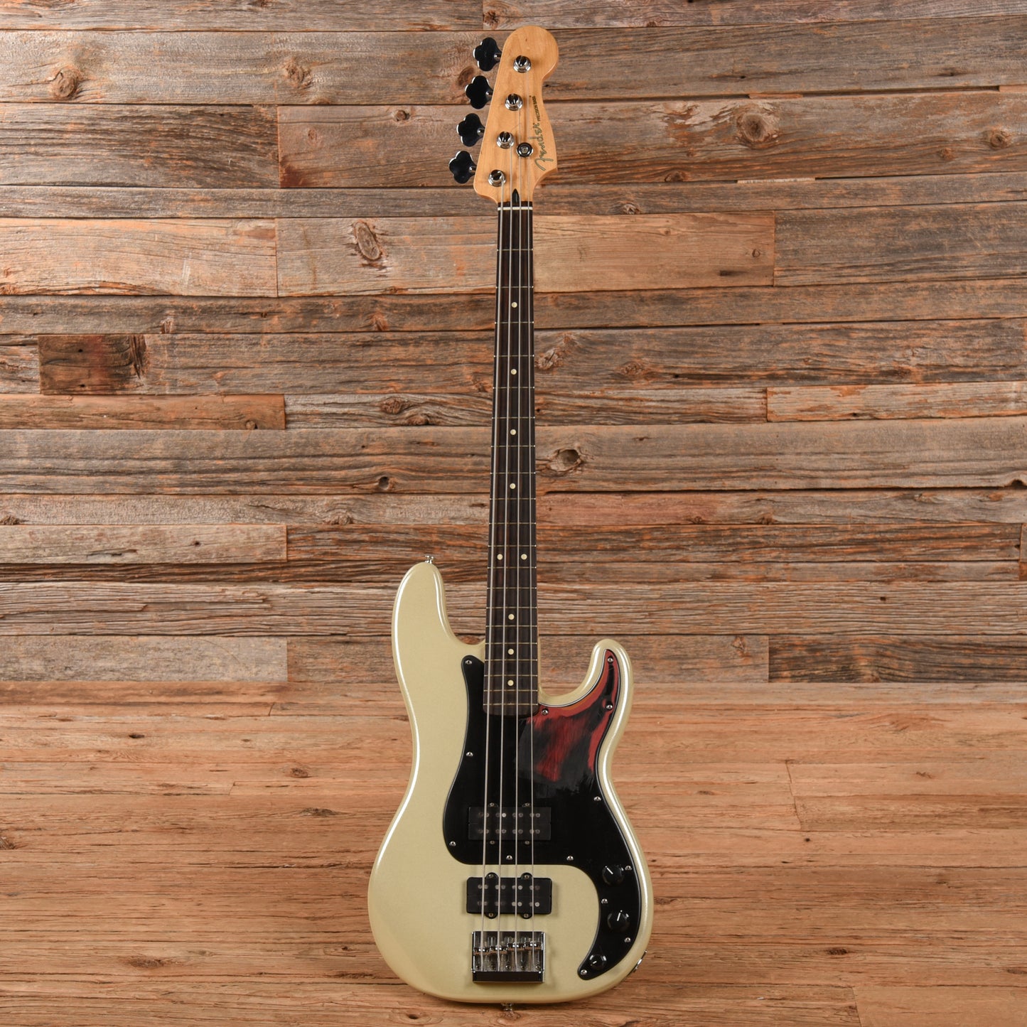 Fender Blacktop Precision Bass White Chrome Pearl 2013 Bass Guitars / 4-String