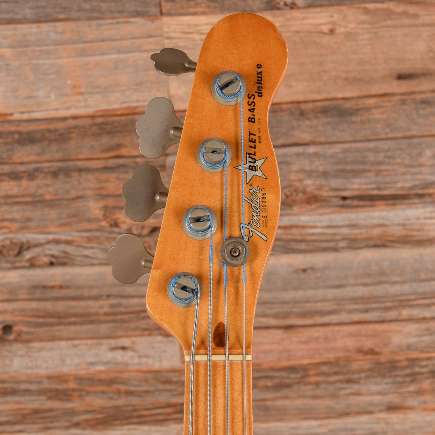 Fender Bullet Bass Deluxe B34 Red 1982 Bass Guitars / 4-String