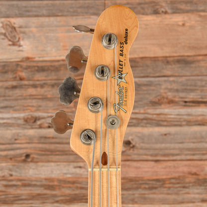 Fender Bullet Bass Deluxe Ivory White 1982 Bass Guitars / 4-String