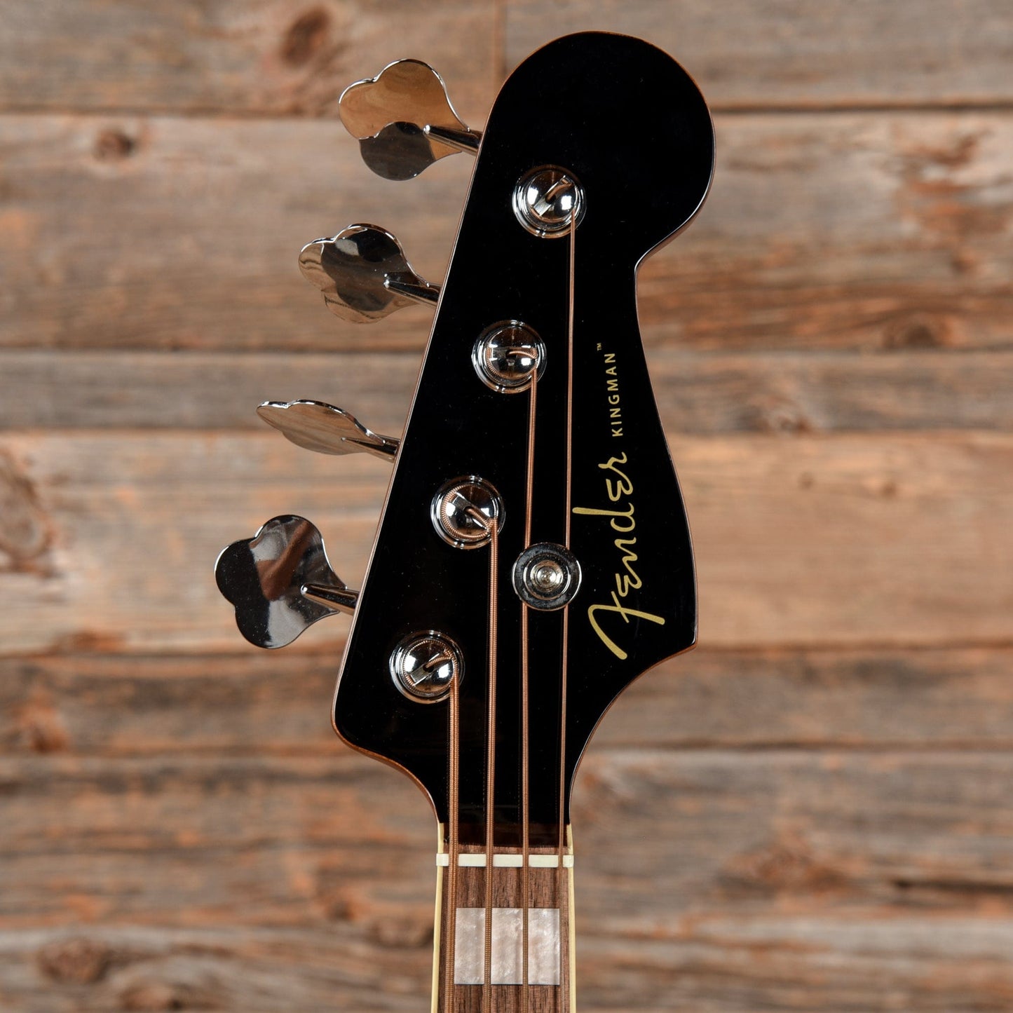 Fender California Series Kingman Bass V2 Black 2021 Bass Guitars / 4-String
