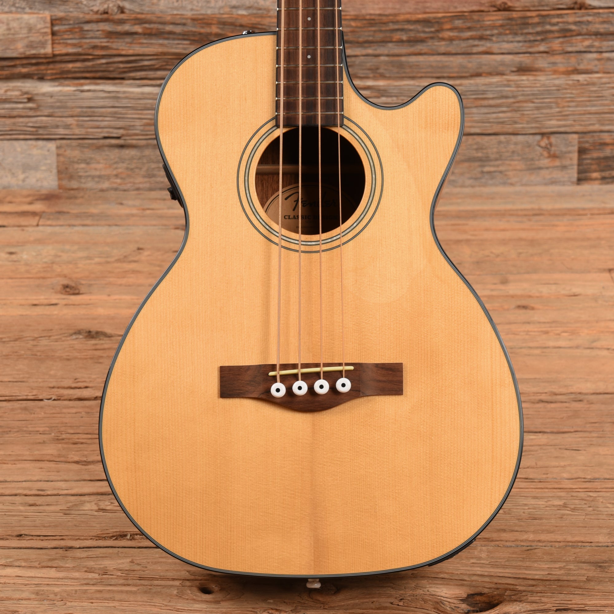 Fender CB-60SCE Natural 2018 Bass Guitars / 4-String