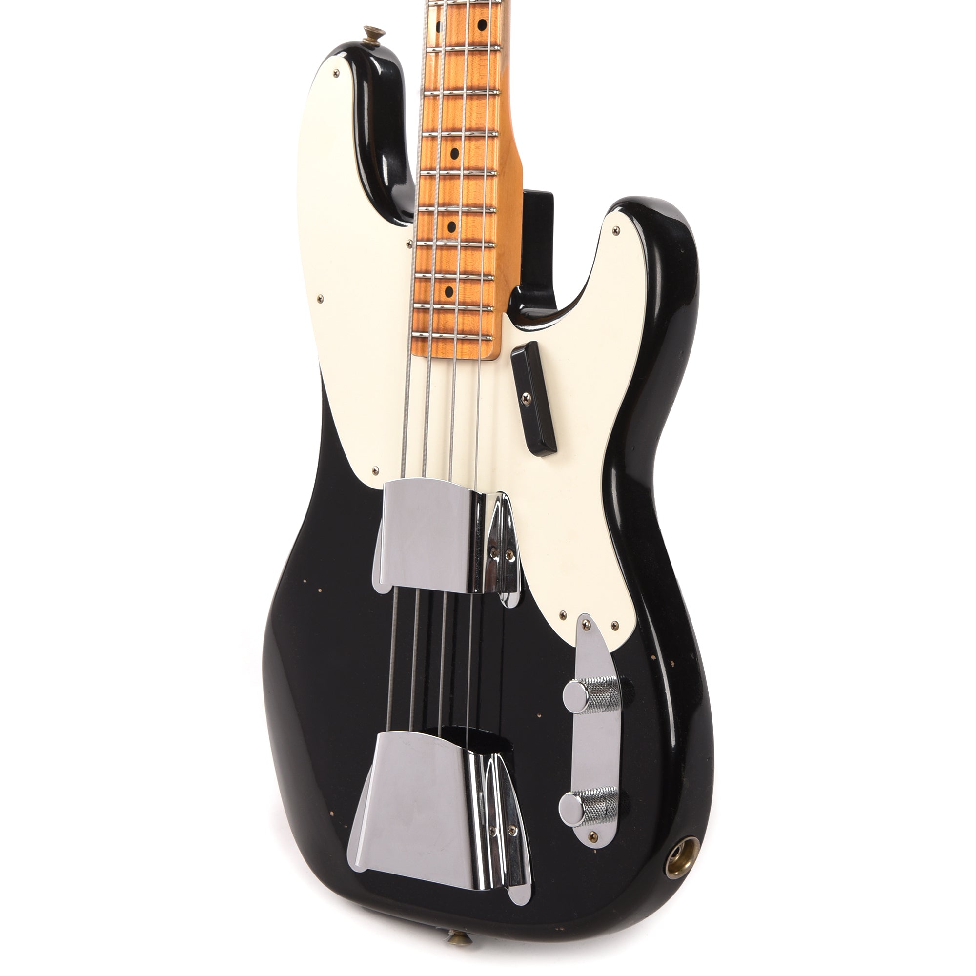 Fender Custom Shop 1954 Precision Bass Journeyman Relic Aged Black Bass Guitars / 4-String
