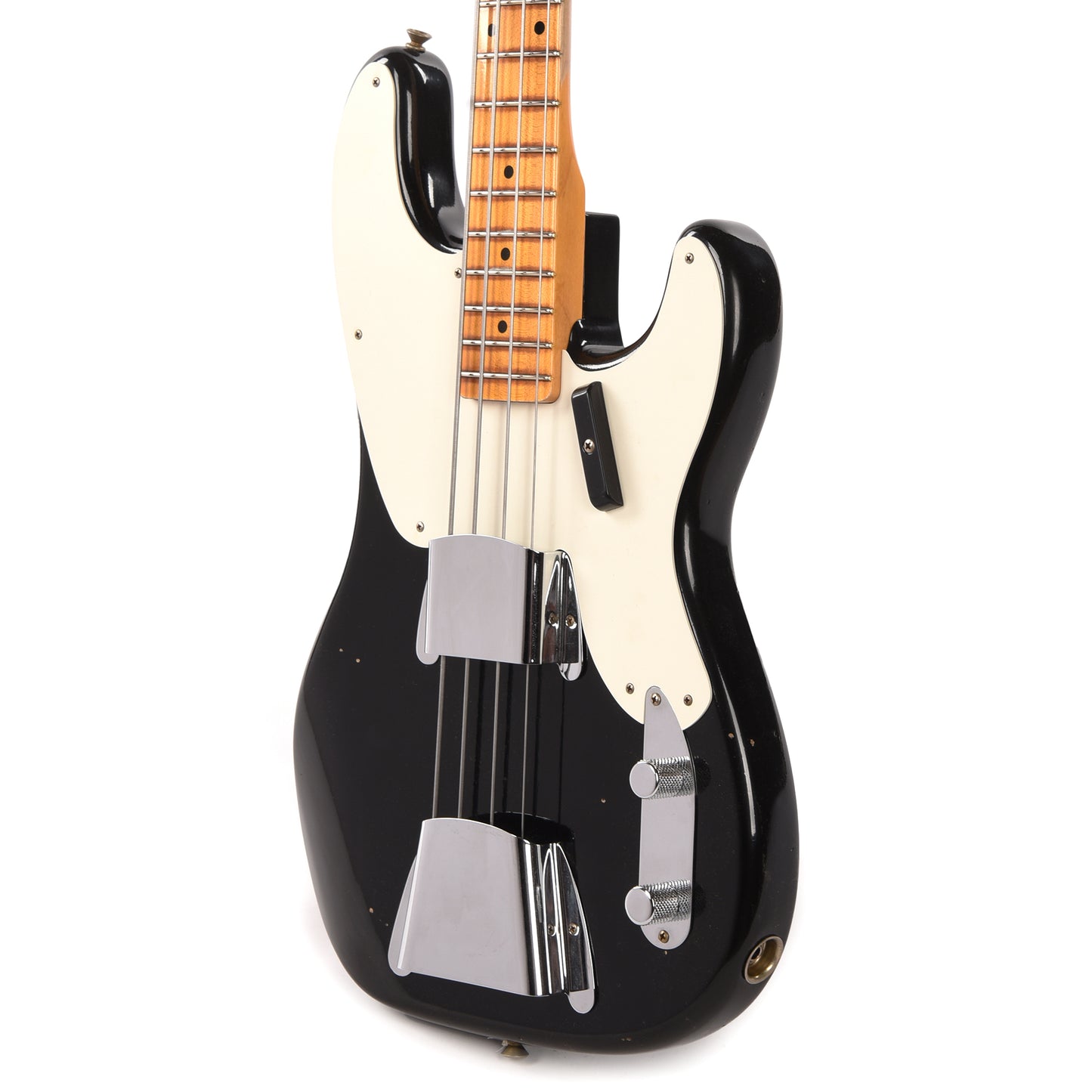Fender Custom Shop 1954 Precision Bass Journeyman Relic Aged Black Bass Guitars / 4-String