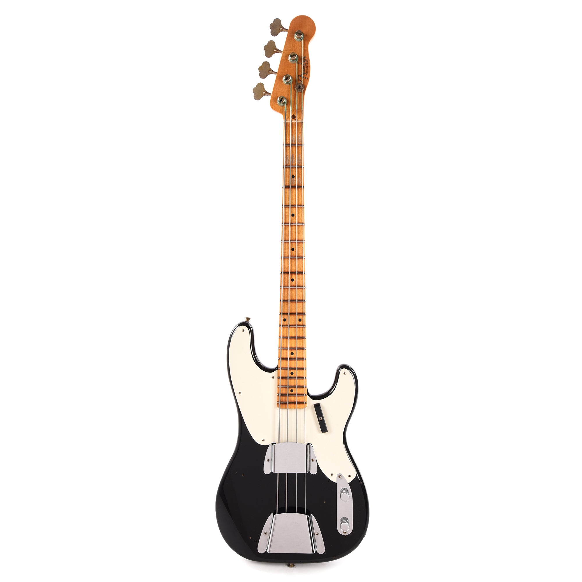 Fender Custom Shop 1954 Precision Bass Journeyman Relic Aged Black Bass Guitars / 4-String