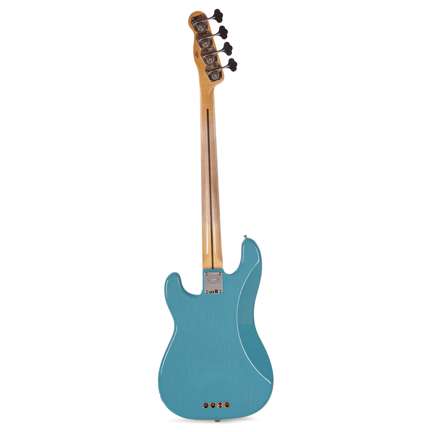Fender Custom Shop 1955 Precision Bass Deluxe Closet Classic Faded Taos Turquoise Bass Guitars / 4-String