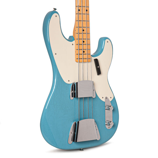 Fender Custom Shop 1955 Precision Bass Deluxe Closet Classic Faded Taos Turquoise Bass Guitars / 4-String