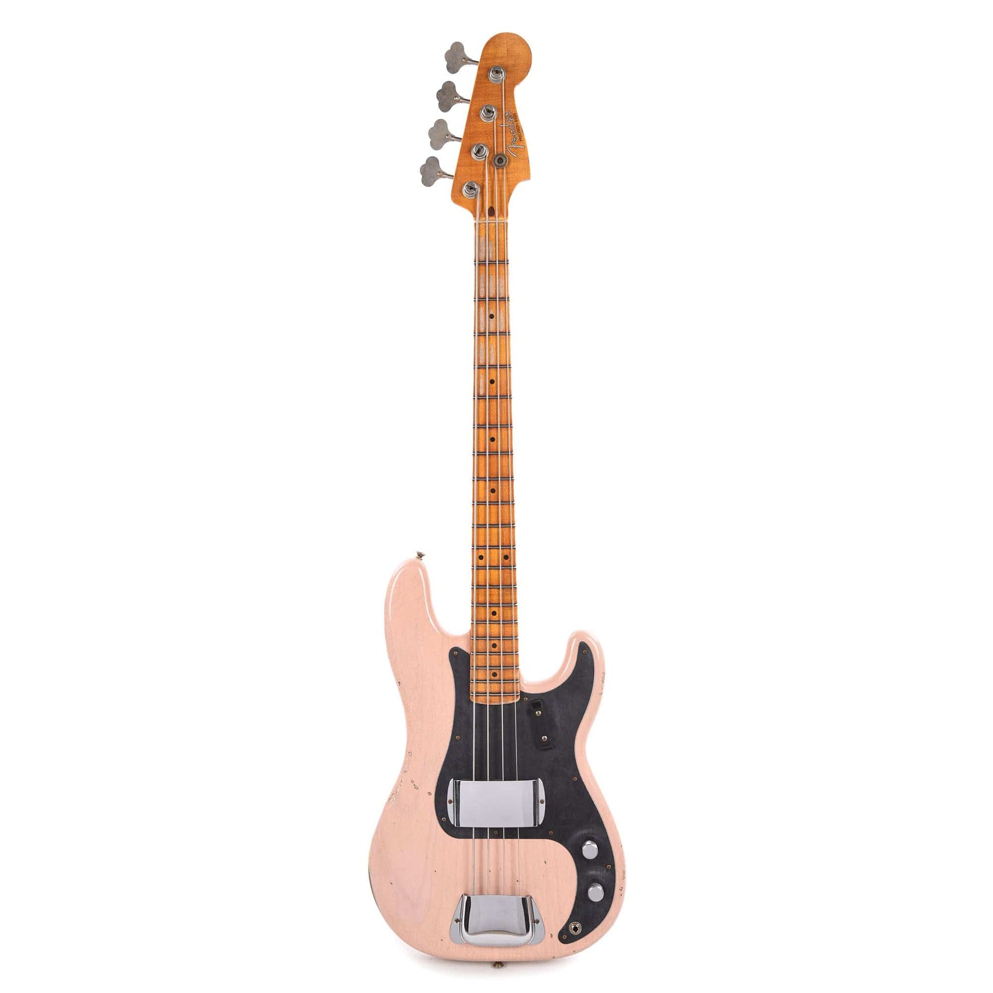 Fender Custom Shop 1957 Precision Bass Ash Relic Aged Trans Shell Pink Bass Guitars / 4-String