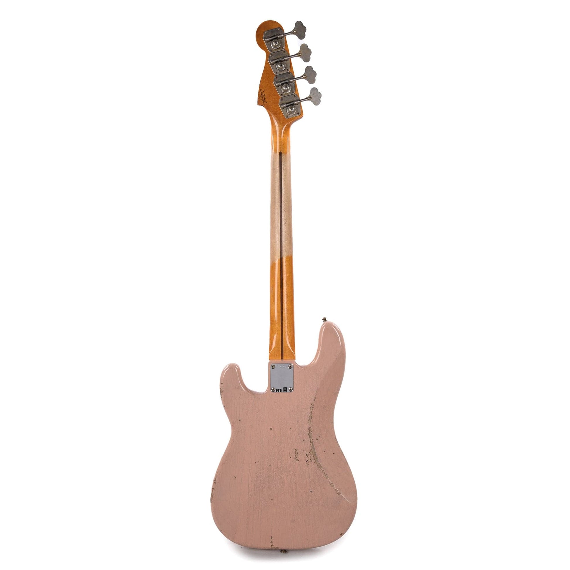 Fender Custom Shop 1957 Precision Bass Ash Relic Aged Trans Shell Pink Bass Guitars / 4-String