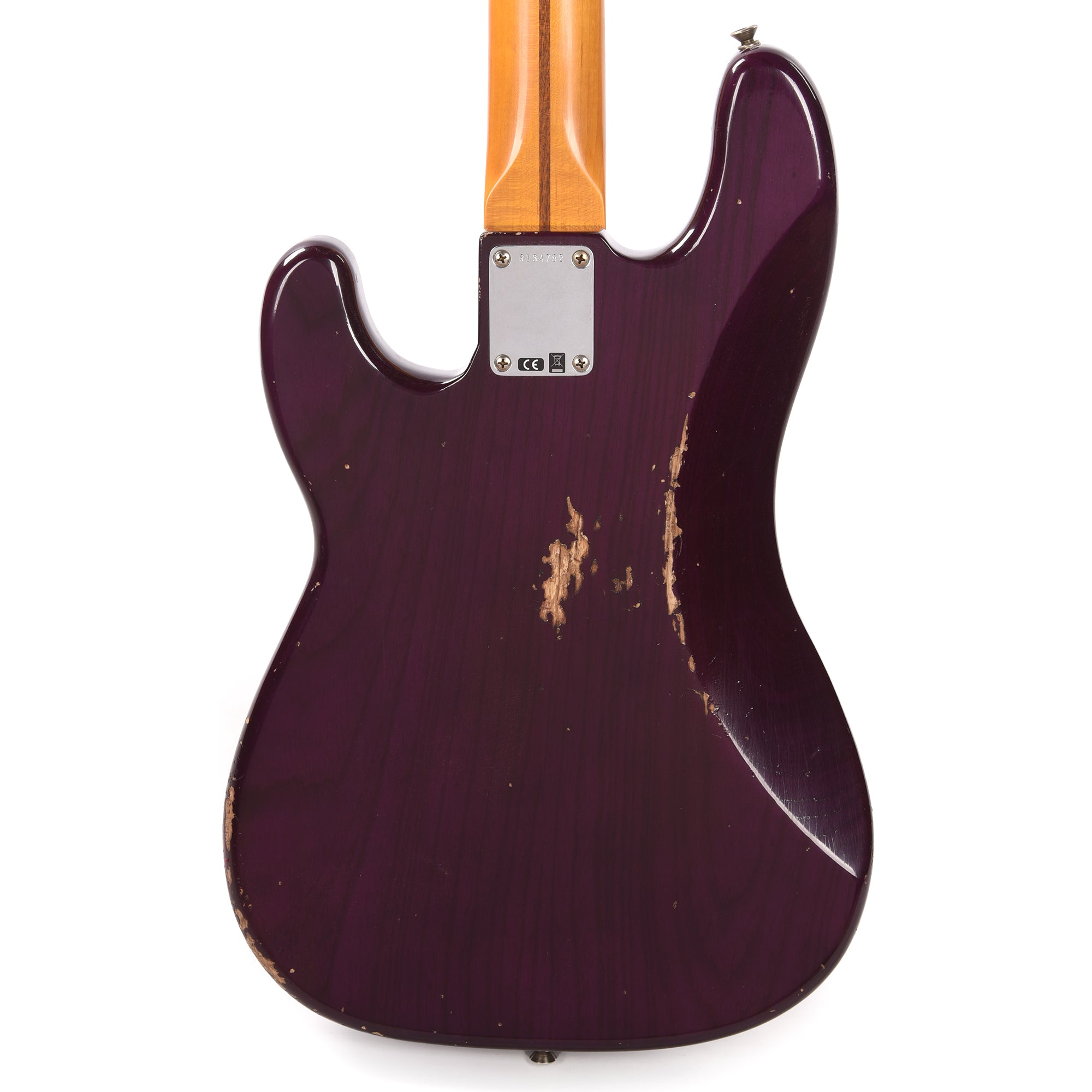 Fender Custom Shop 1957 Precision Bass Ash Relic Faded Trans Midnight Purple Bass Guitars / 4-String