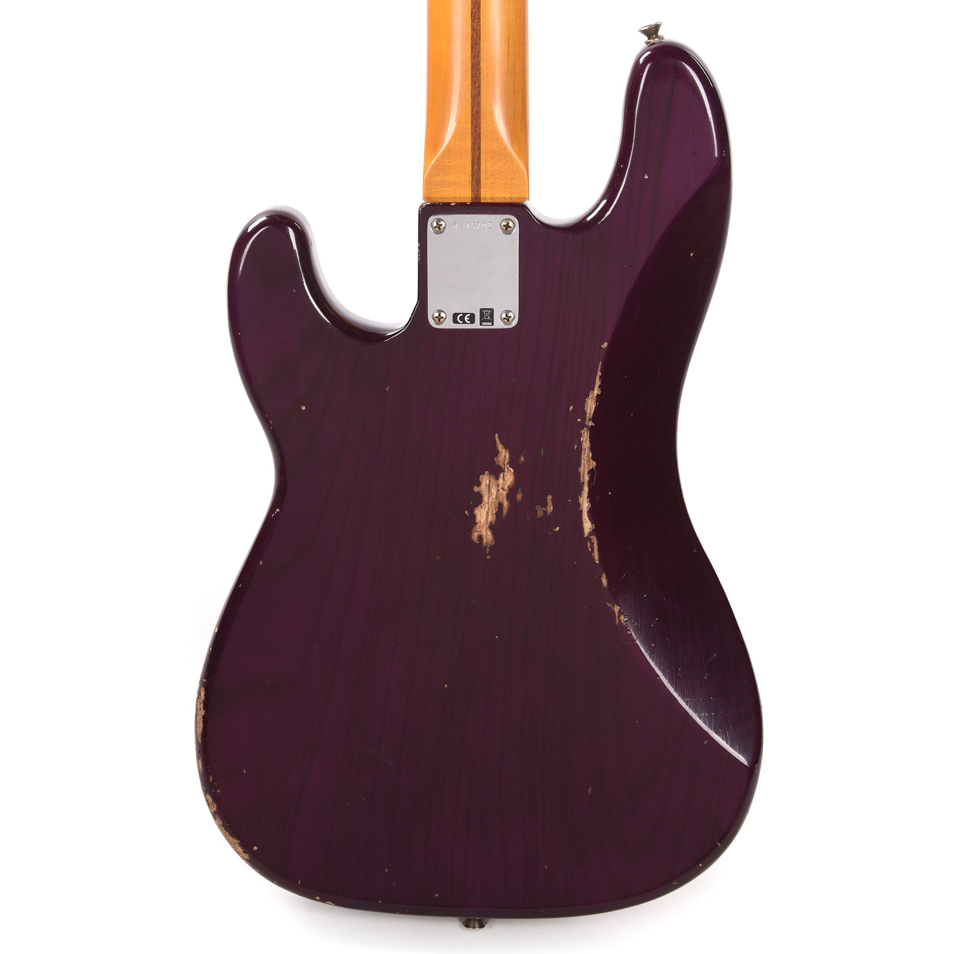 Fender Custom Shop 1957 Precision Bass Ash Relic Faded Trans Midnight Purple Bass Guitars / 4-String