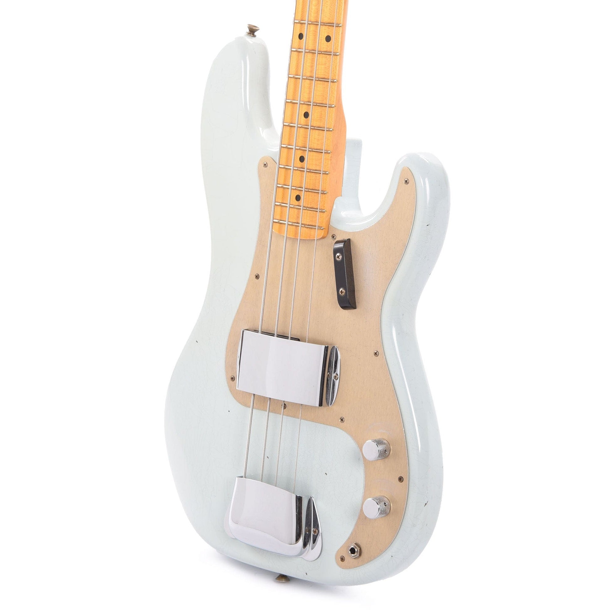 Fender Custom Shop 1957 Precision Bass Journeyman Aged Sonic Blue Bass Guitars / 4-String