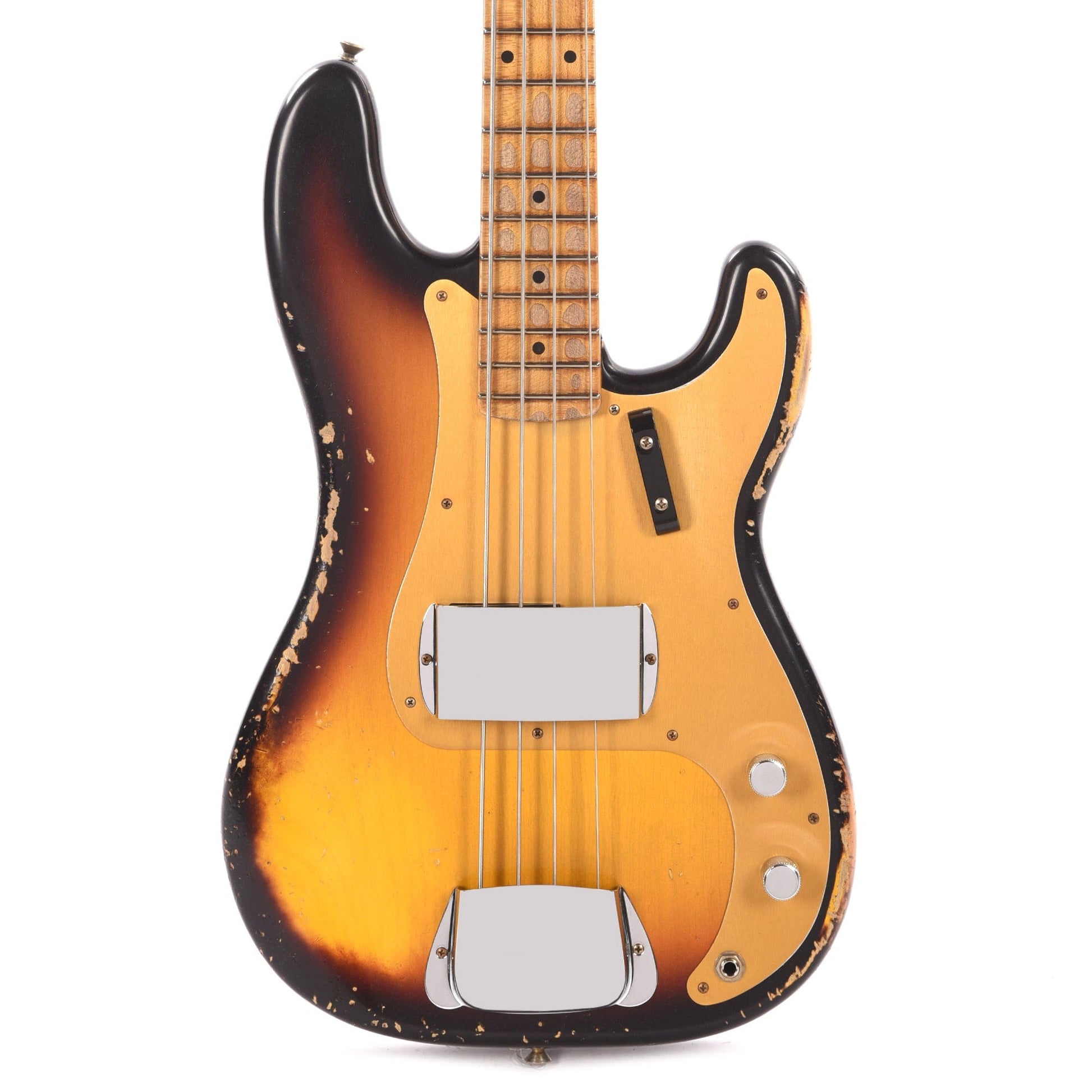 Fender Custom Shop 1958 Precision Bass Heavy Relic 3-Color Sunburst Bass Guitars / 4-String