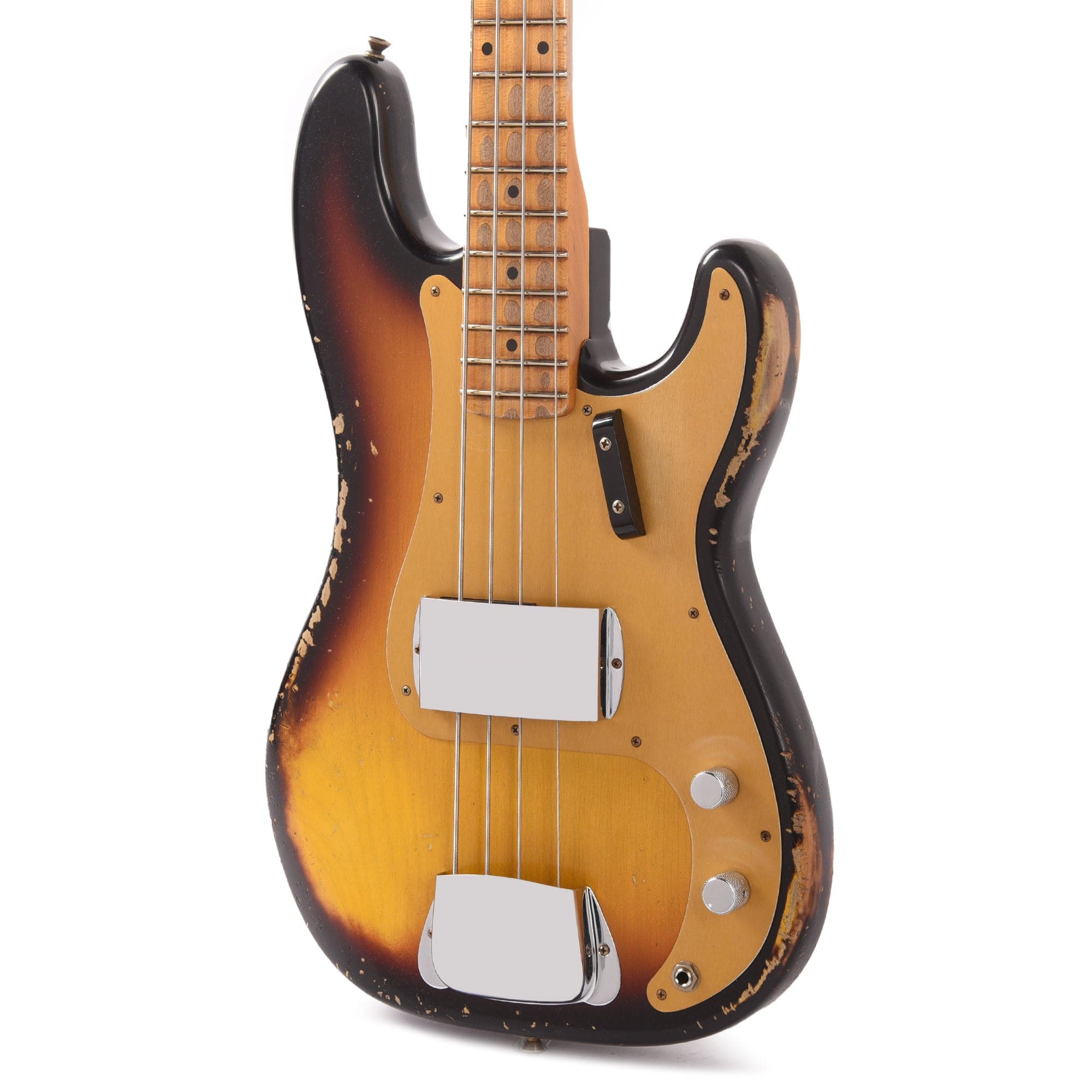 Fender Custom Shop 1958 Precision Bass Heavy Relic 3-Color Sunburst Bass Guitars / 4-String