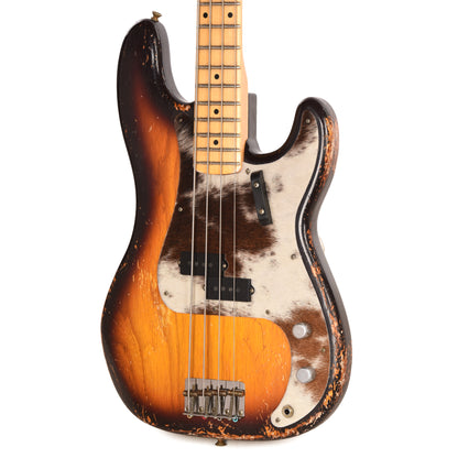 Fender Custom Shop 1959 Precision Bass Relic Chocolate 3-Color Sunburst w/El Dorado Cowhide Pickguard Master Built by Dennis Galuszka Bass Guitars / 4-String