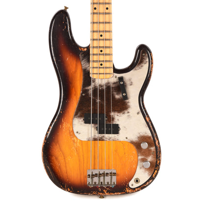 Fender Custom Shop 1959 Precision Bass Relic Chocolate 3-Color Sunburst w/El Dorado Cowhide Pickguard Master Built by Dennis Galuszka Bass Guitars / 4-String