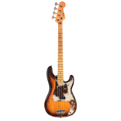 Fender Custom Shop 1959 Precision Bass Relic Chocolate 3-Color Sunburst w/El Dorado Cowhide Pickguard Master Built by Dennis Galuszka Bass Guitars / 4-String