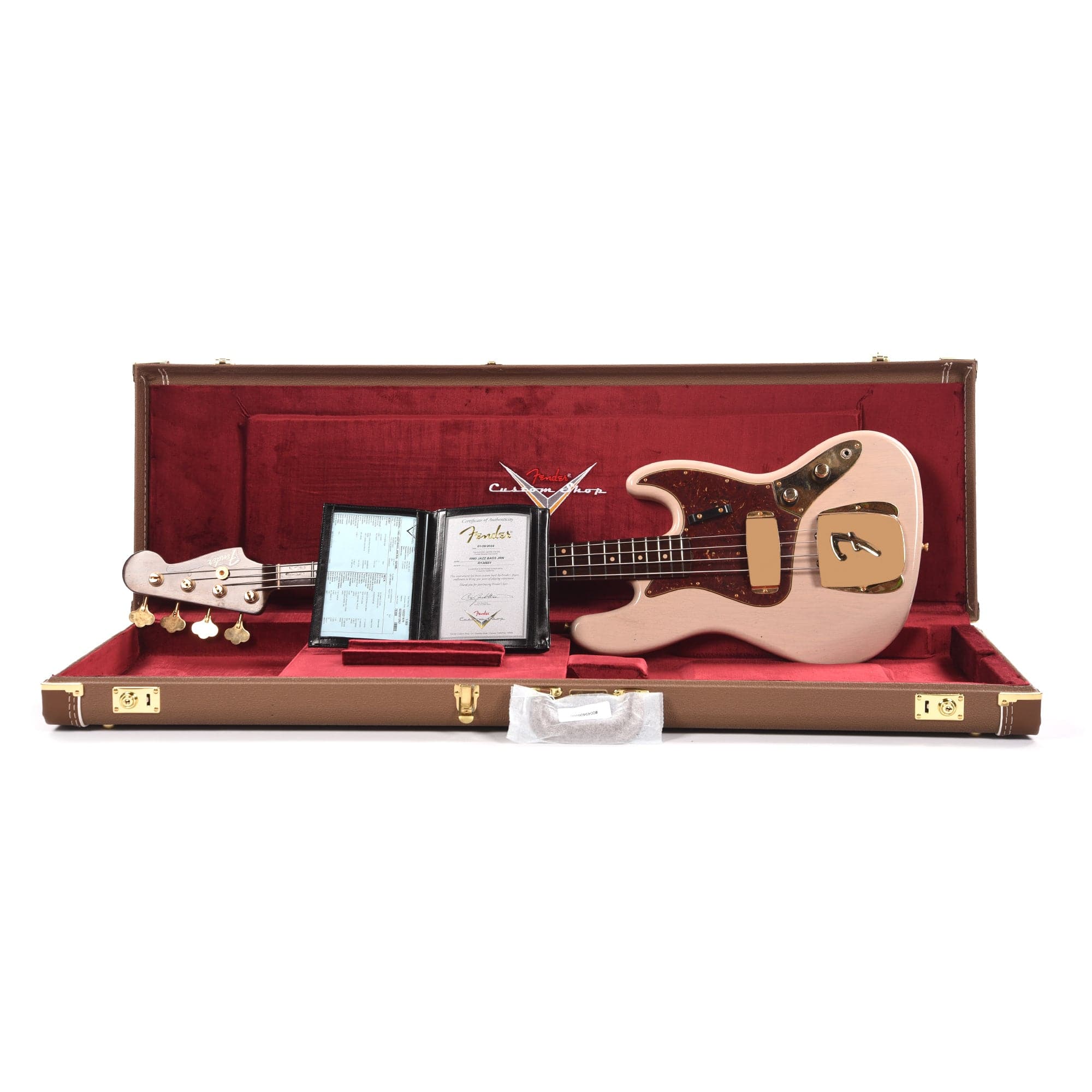 Fender Custom Shop 1960 Jazz Bass Ash Journeyman Relic Super Dirty White Blonde w/Rosewood Neck Bass Guitars / 4-String