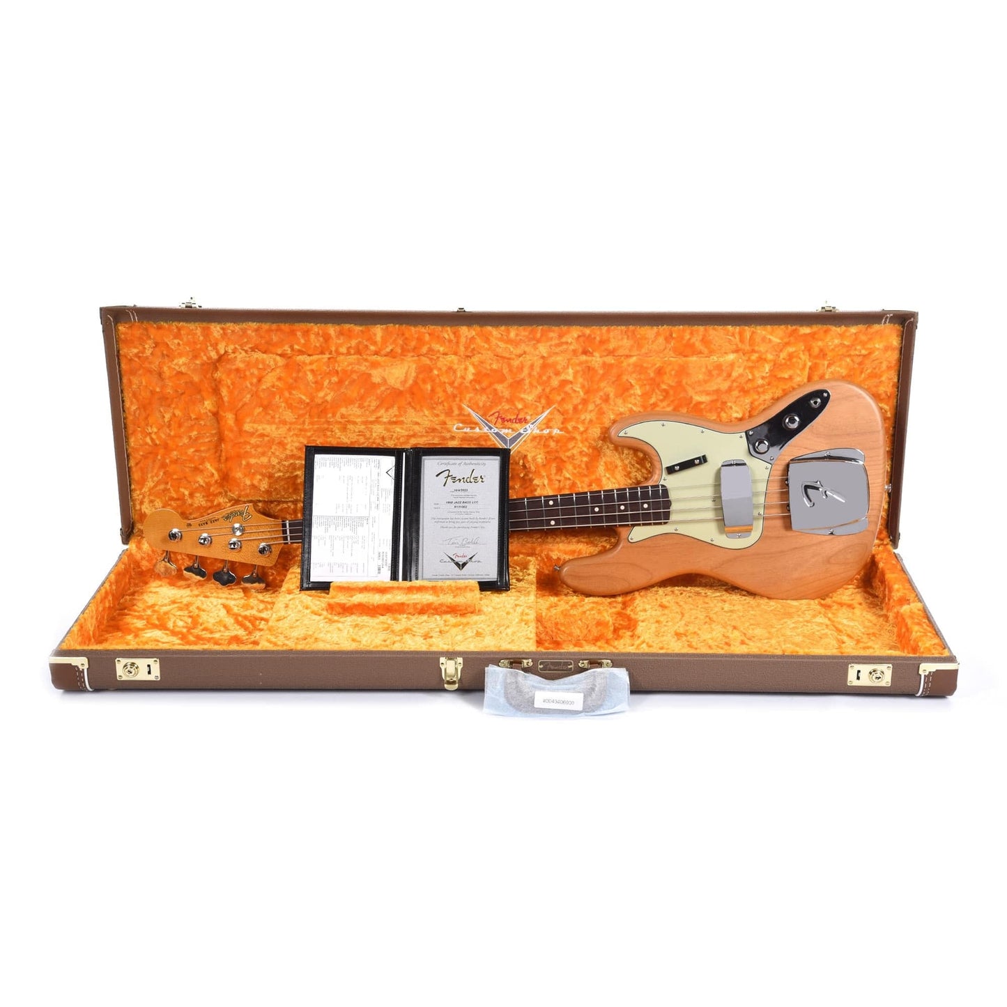 Fender Custom Shop 1960 Jazz Bass Deluxe Closet Classic Aged Satin Natural Bass Guitars / 4-String