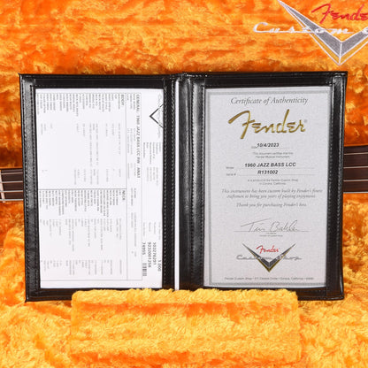 Fender Custom Shop 1960 Jazz Bass Deluxe Closet Classic Aged Satin Natural Bass Guitars / 4-String