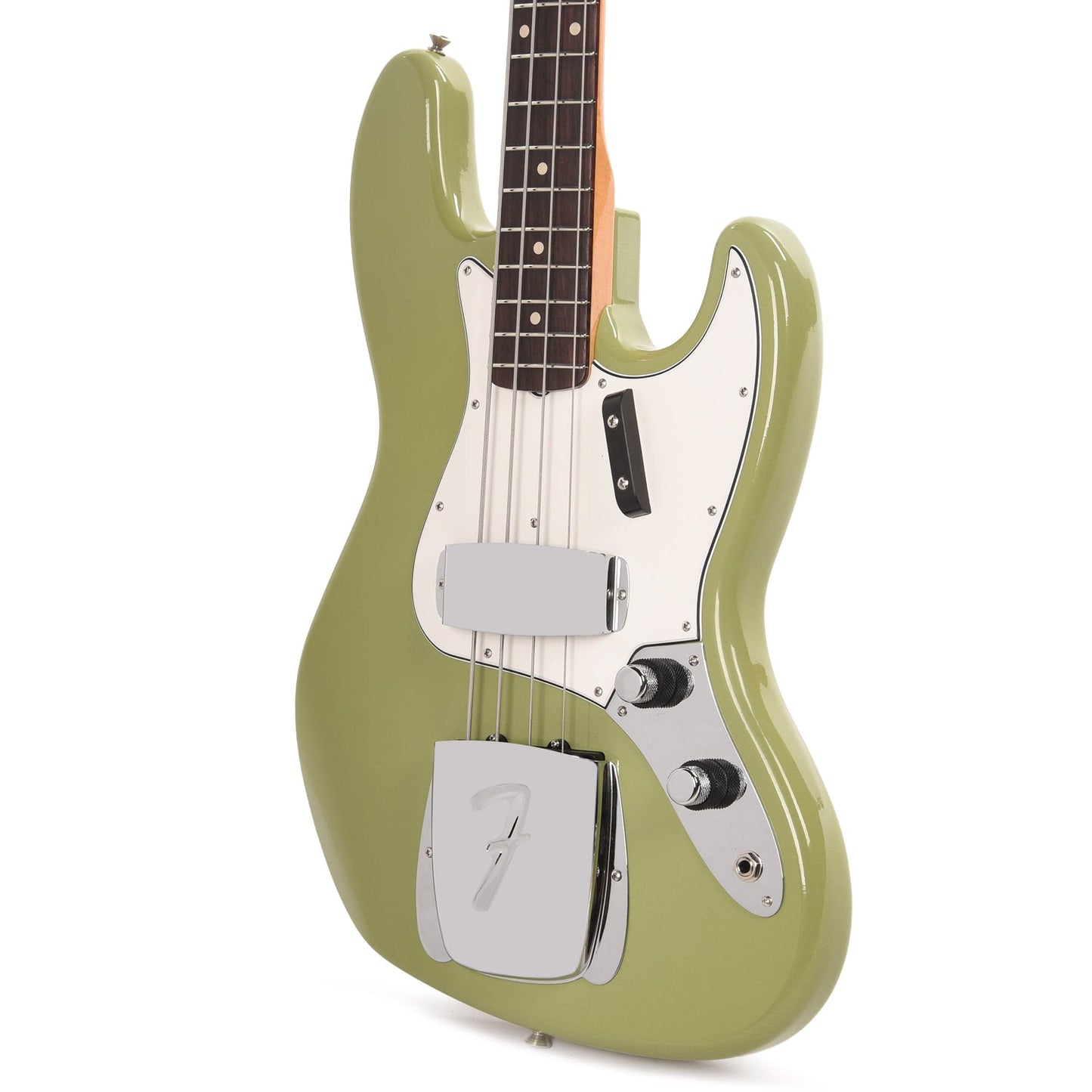 Fender Custom Shop 1960 Jazz Bass Deluxe Closet Classic Faded/Aged Sweet Pea Green w/Painted Headcap Bass Guitars / 4-String