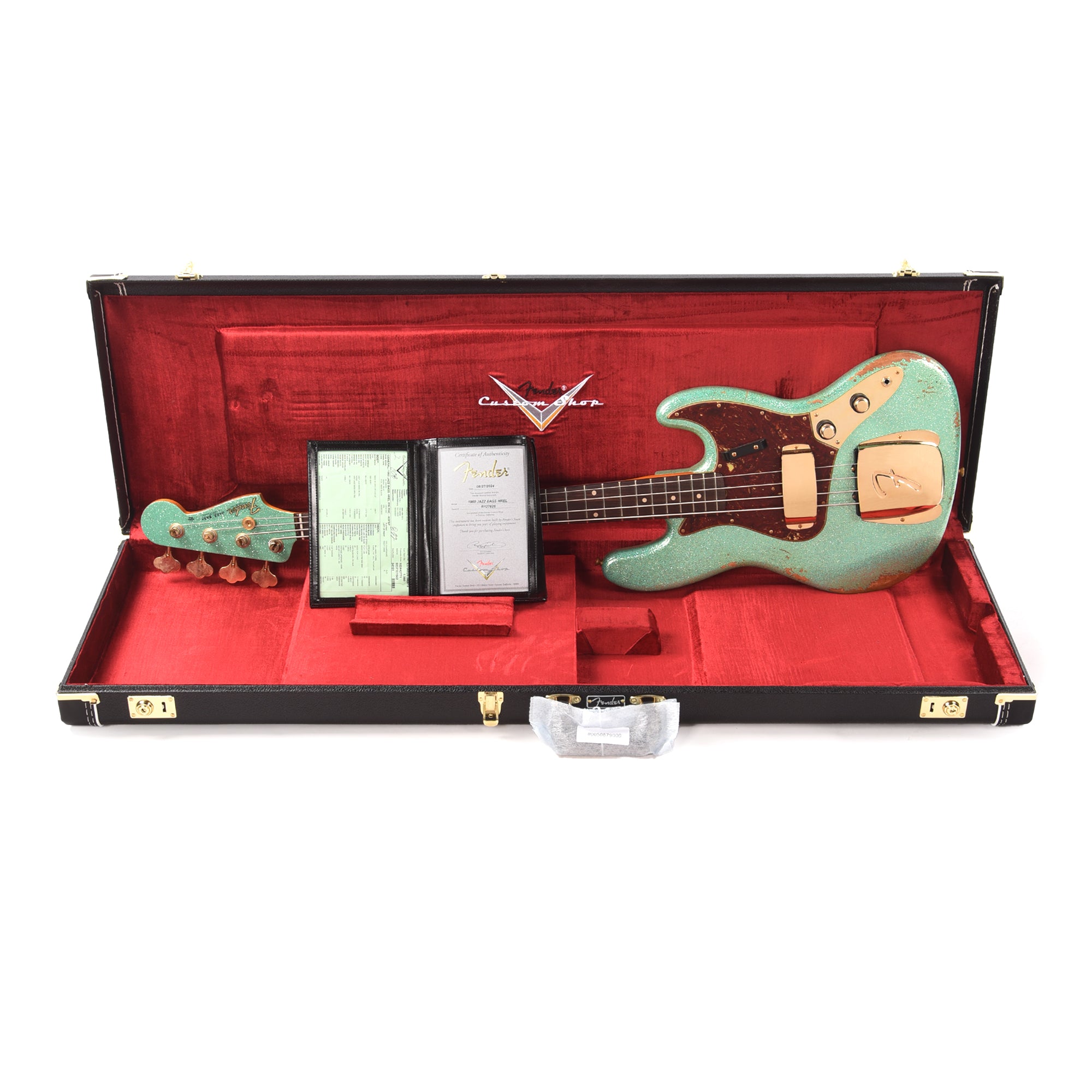 Fender Custom Shop 1960 Jazz Bass Heavy Relic Aged Sea Foam Green