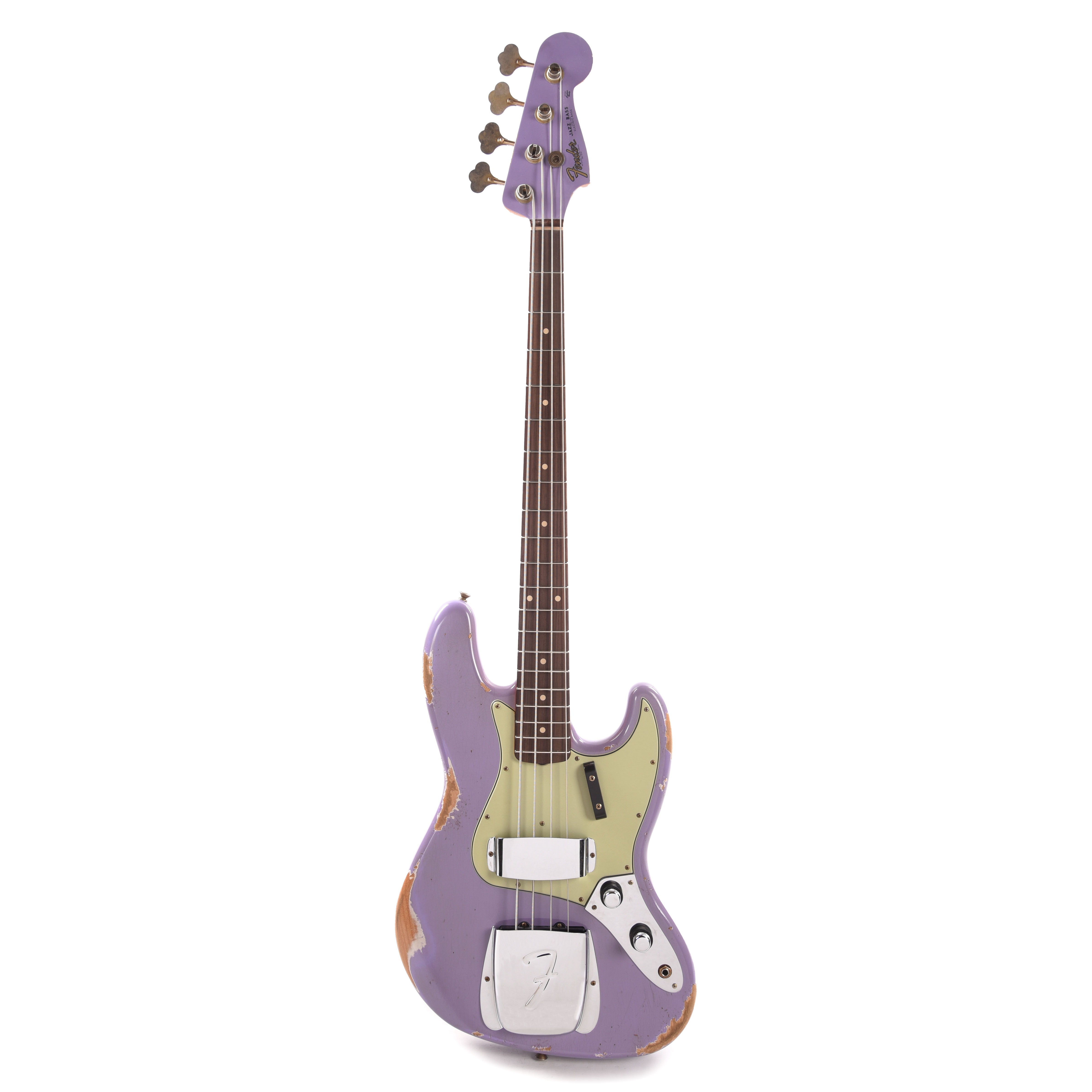 Fender Custom Shop 1960 Jazz Bass Heavy Relic Dirty Lavender w/Painted Headcap Bass Guitars / 4-String