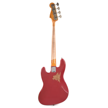 Fender Custom Shop 1960 Jazz Bass Heavy Relic Super Dirty/Super Aged Dakota Red w/Painted Headcap Bass Guitars / 4-String