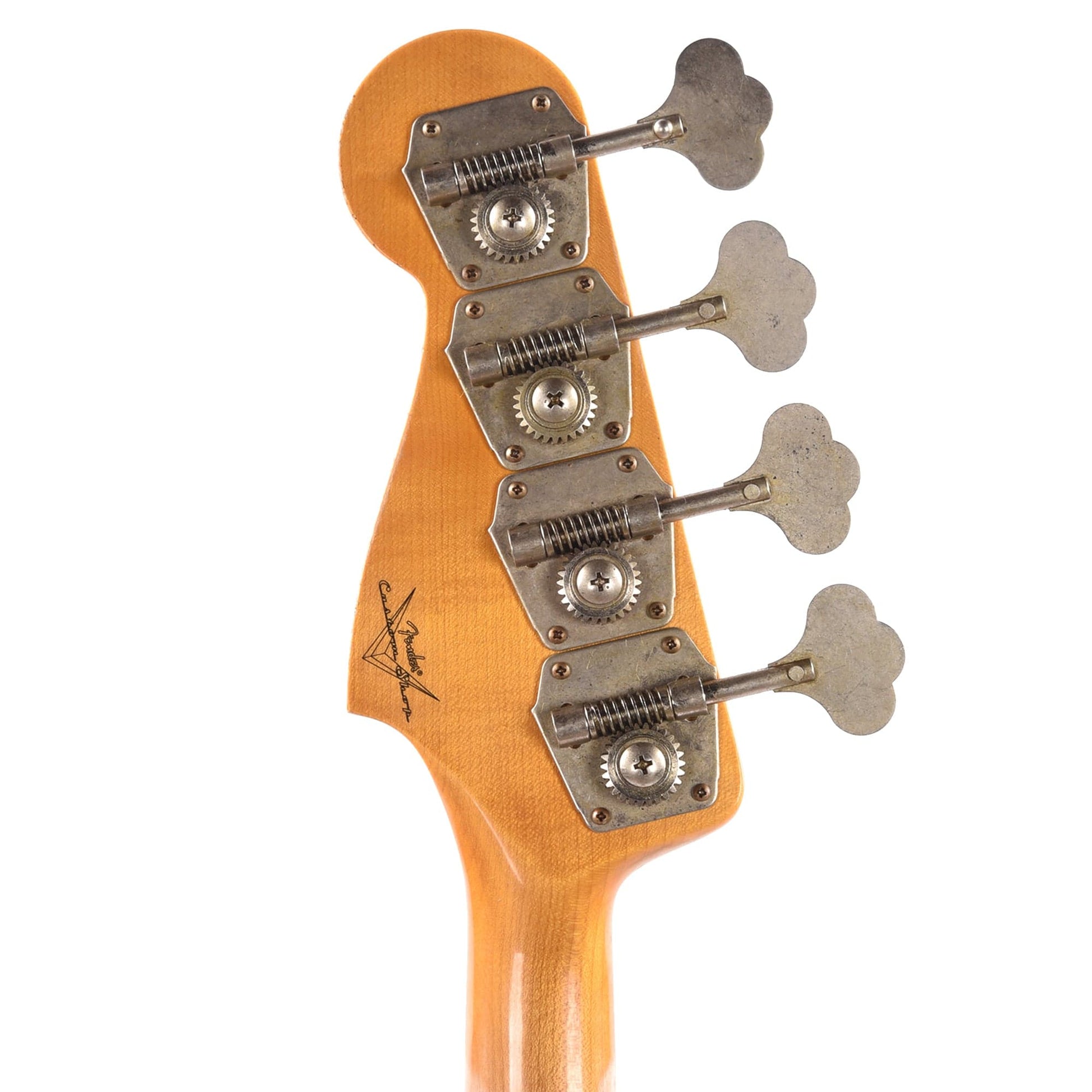 Fender Custom Shop 1960 Jazz Bass Heavy Relic Super Dirty/Super Aged Dakota Red w/Painted Headcap Bass Guitars / 4-String