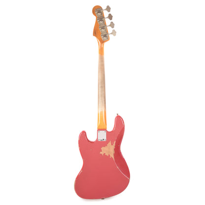 Fender Custom Shop 1960 Jazz Bass Heavy Relic Super Dirty/Super Aged Dakota Red w/Painted Headcap Bass Guitars / 4-String
